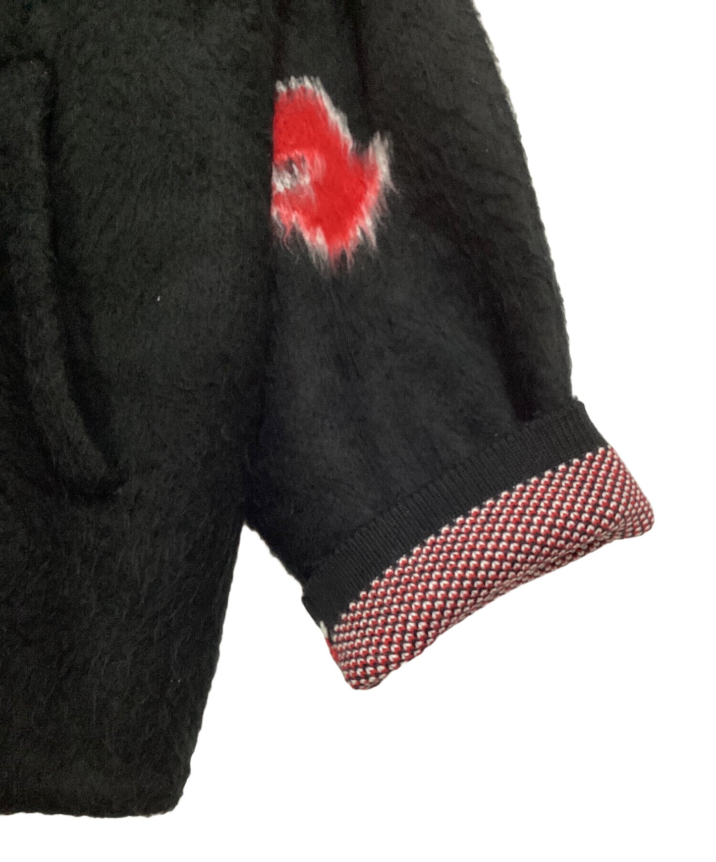 [Pre-owned] SUPREME Accent Brushed Zip Up Hooded Sweater