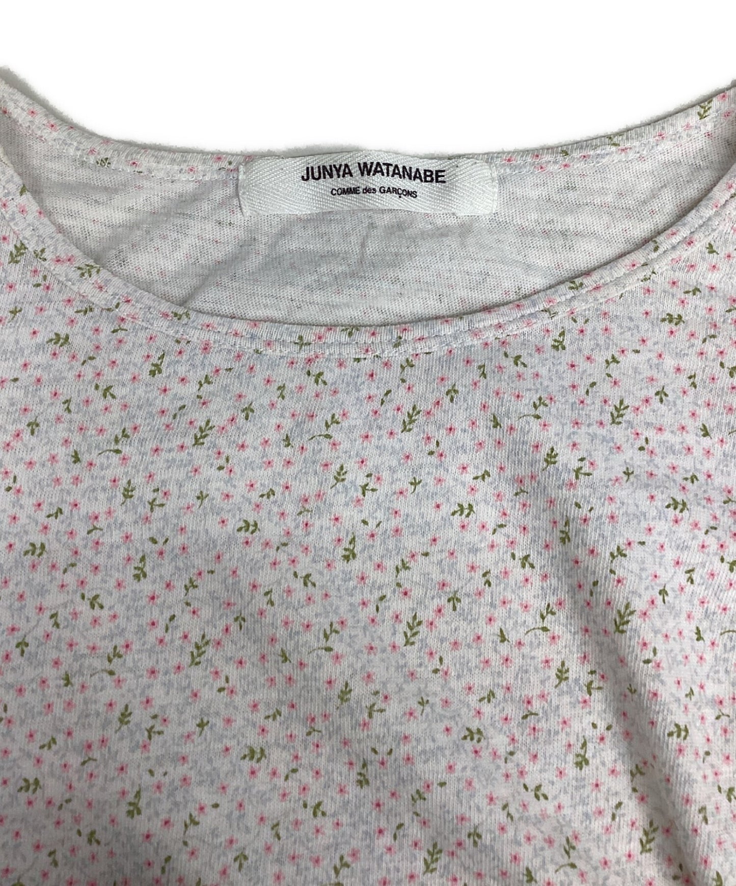 [Pre-owned] JUNYA WATANABE COMME des GARCONS Floral Pattern Side Belt Tape Design Cut and Sewn JI-T020 AD2002