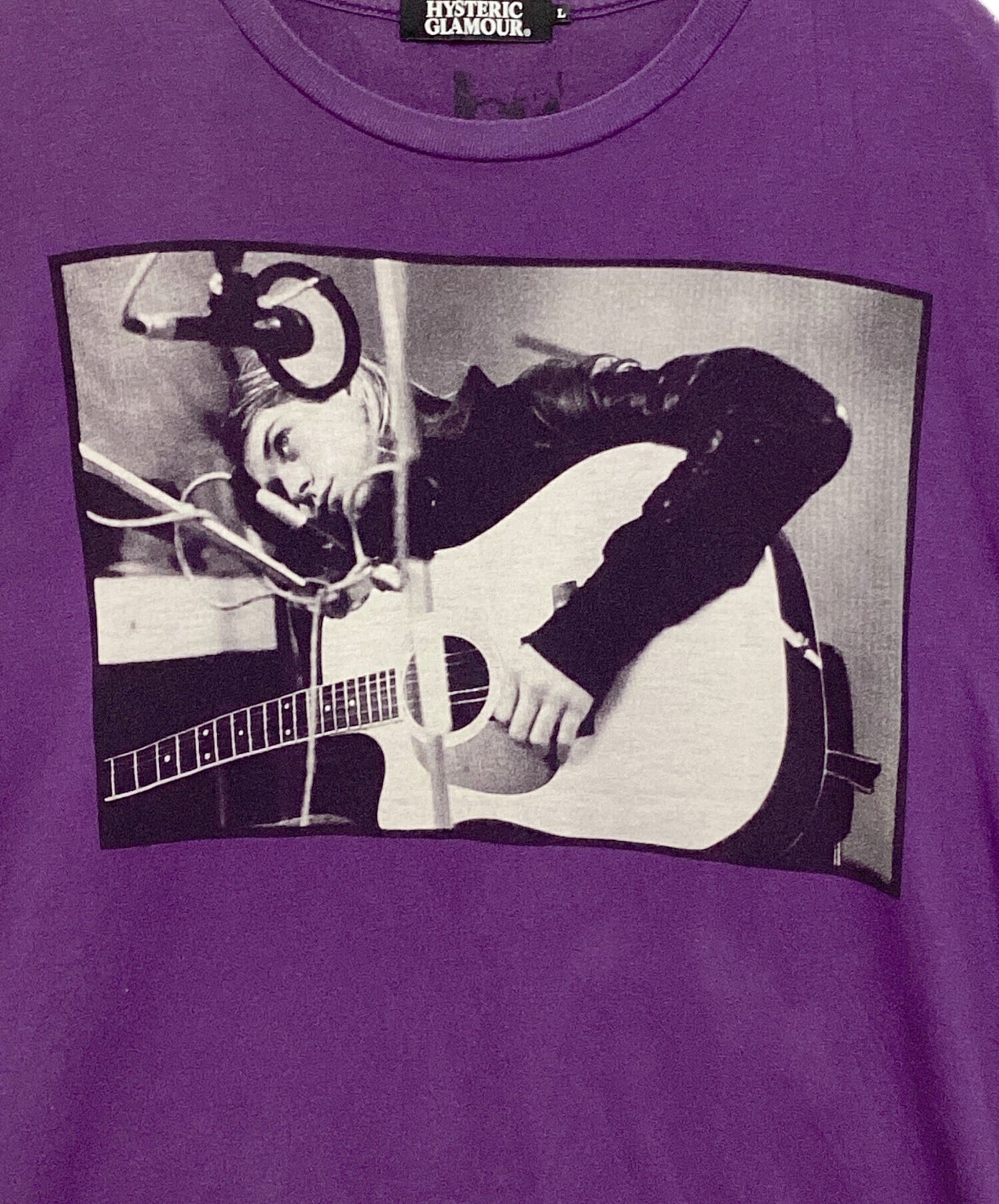 [Pre-owned] Hysteric Glamour Photo Print T-Shirt 401-5813