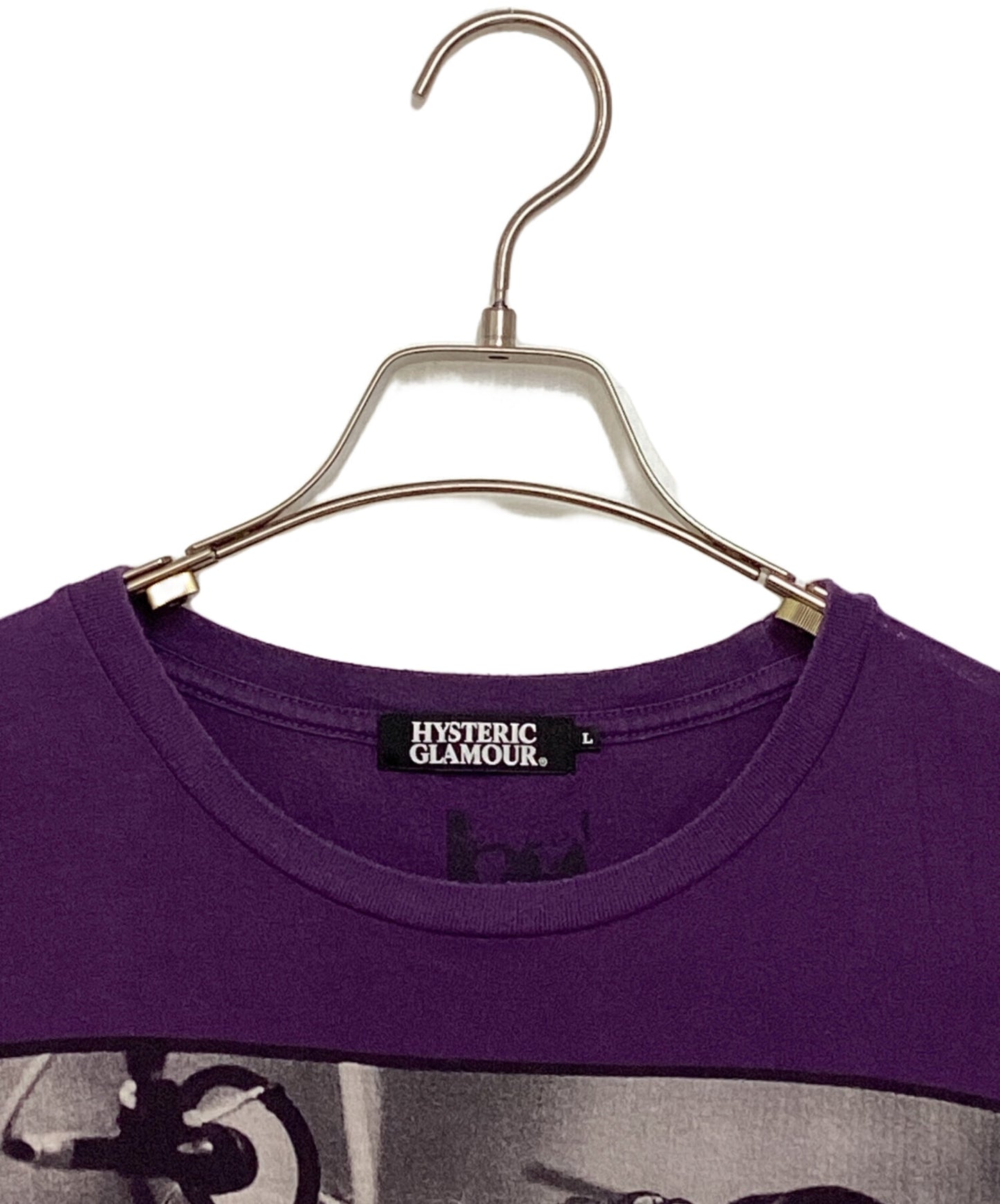 [Pre-owned] Hysteric Glamour Photo Print T-Shirt 401-5813