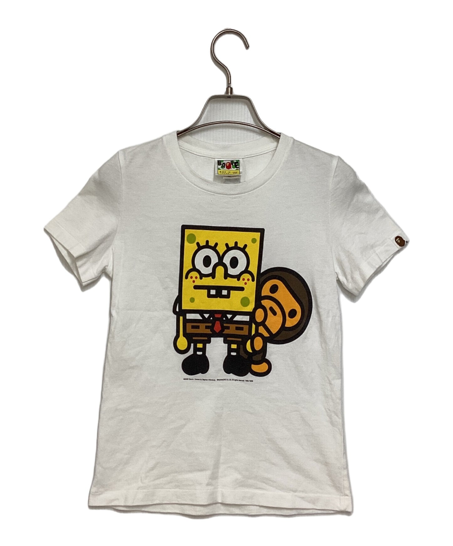 [Pre-owned] A BATHING APE Sponge BOB x MILO TEE