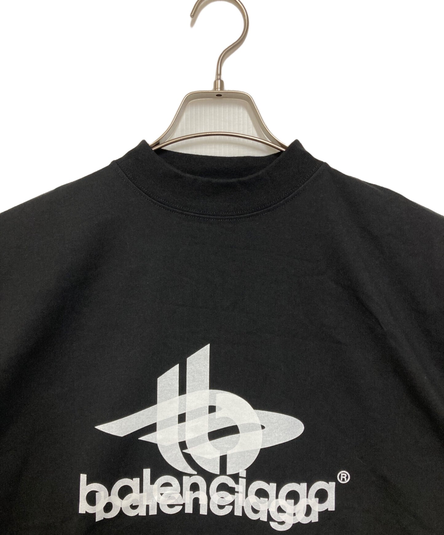 [Pre-owned] BALENCIAGA LAYERED SPORTS LOGO TEE 739028-TPVF2