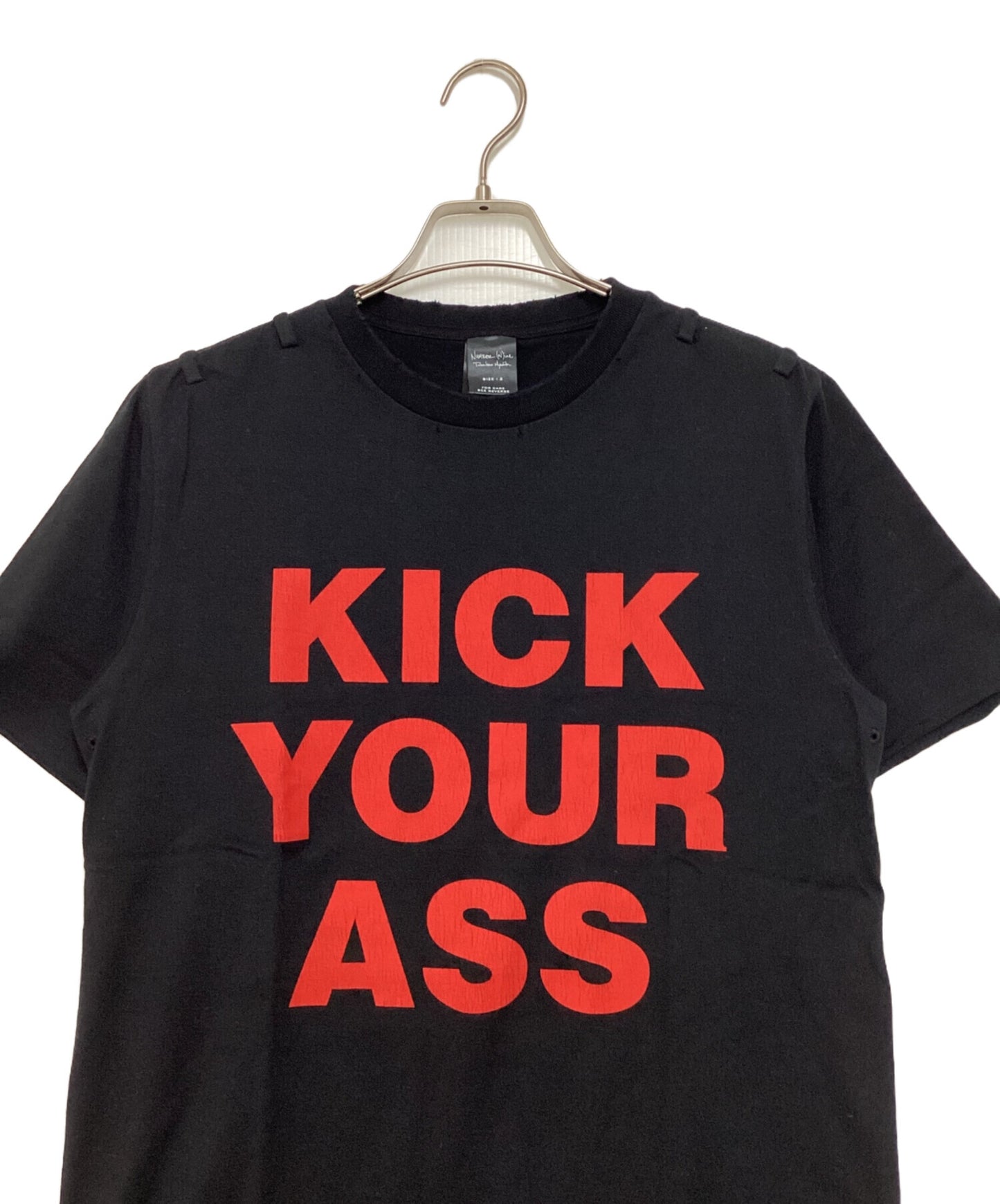 [Pre-owned] NUMBER (N)INE kick your ass Tee