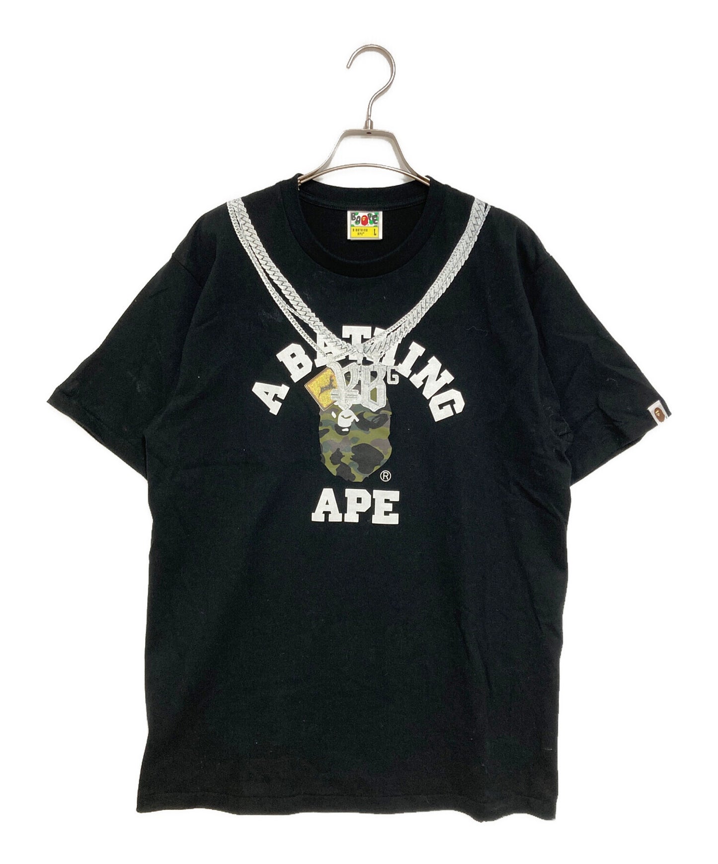 [Pre-owned] A BATHING APE Yellow Bucks THE HOPE TEE 001TEJ731928C