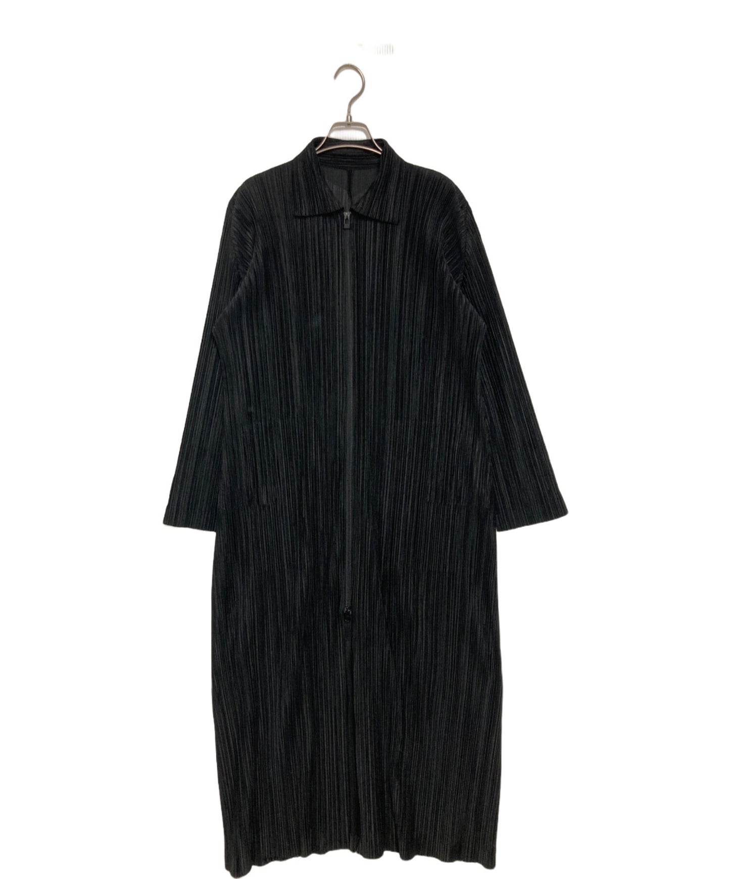 [Pre-owned] PLEATS PLEASE Front Zip Shirt Dress PP63-JA186