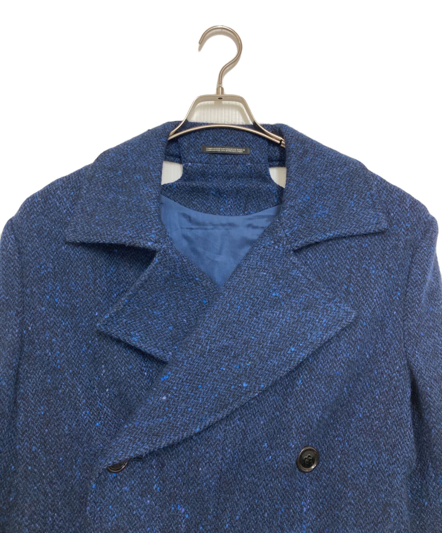 [Pre-owned] YOHJI YAMAMOTO Cashmere blend back neck open double jacket FD-J15-129