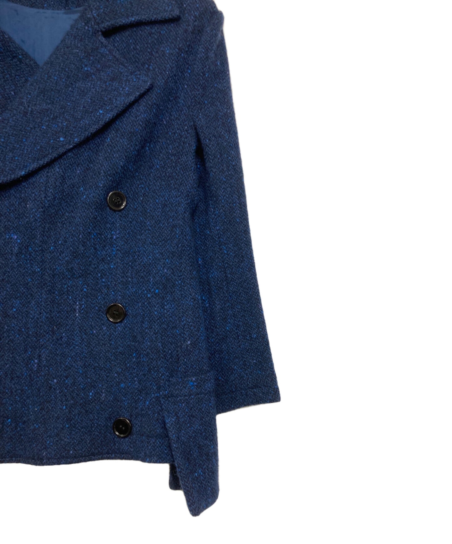 [Pre-owned] YOHJI YAMAMOTO Cashmere blend back neck open double jacket FD-J15-129