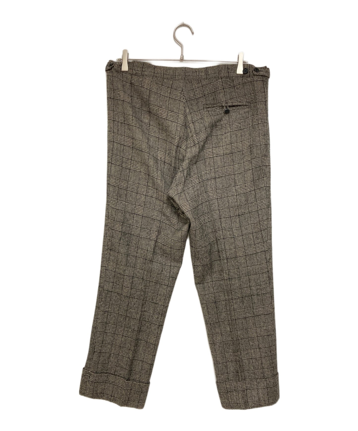 [Pre-owned] yohji yamamoto+noir Checkered Pleated Hem Jacket Set-Up np-j04-108/np-p02-108