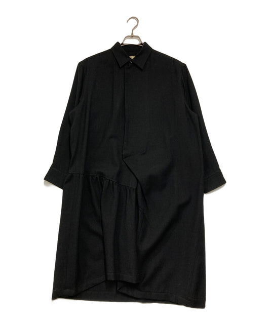 [Pre-owned] COMME des GARCONS Waist gather shaped wool dress GO-05003M