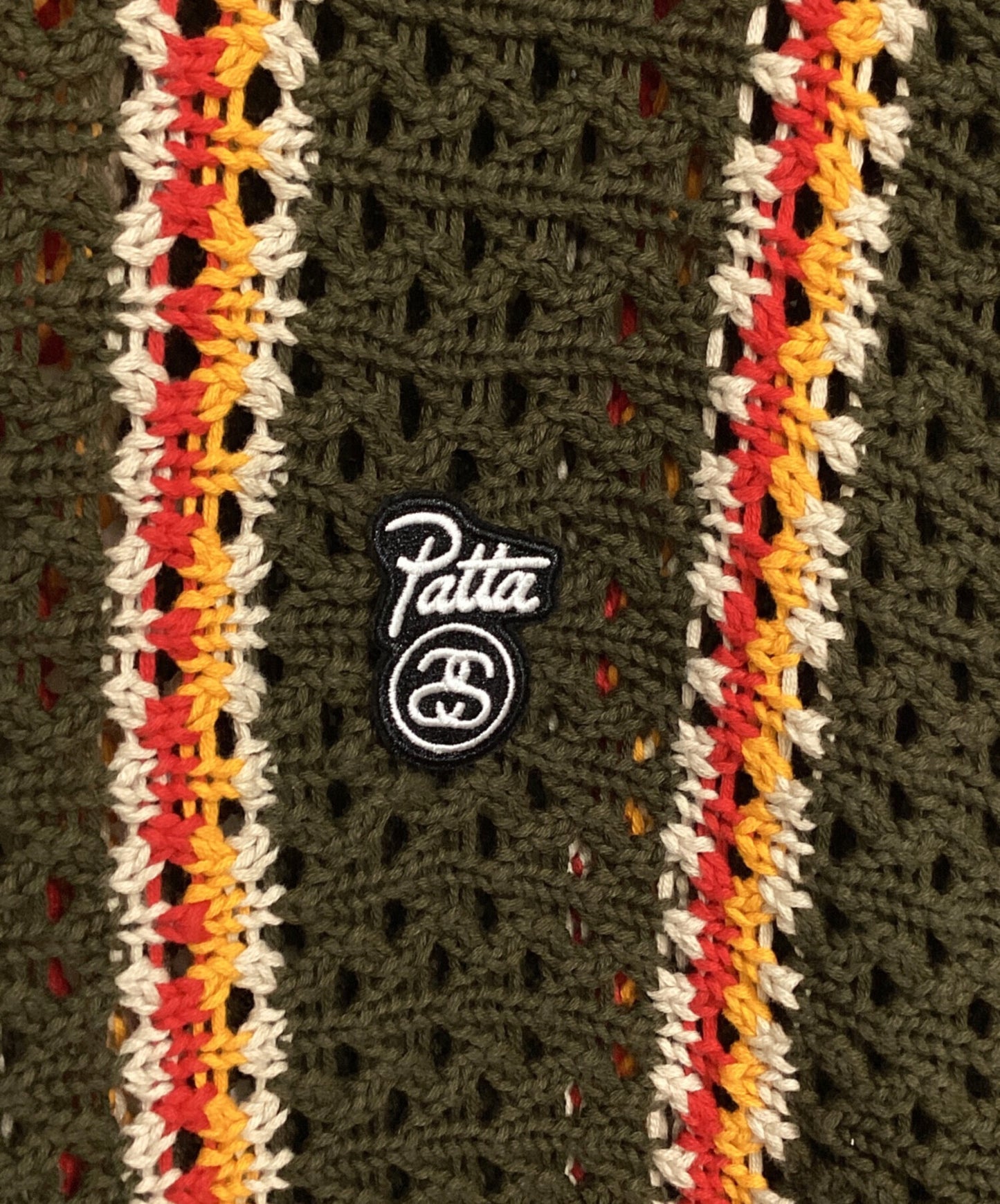 [Pre-owned] stussy Loose Gauge Crewneck Sweater 317012