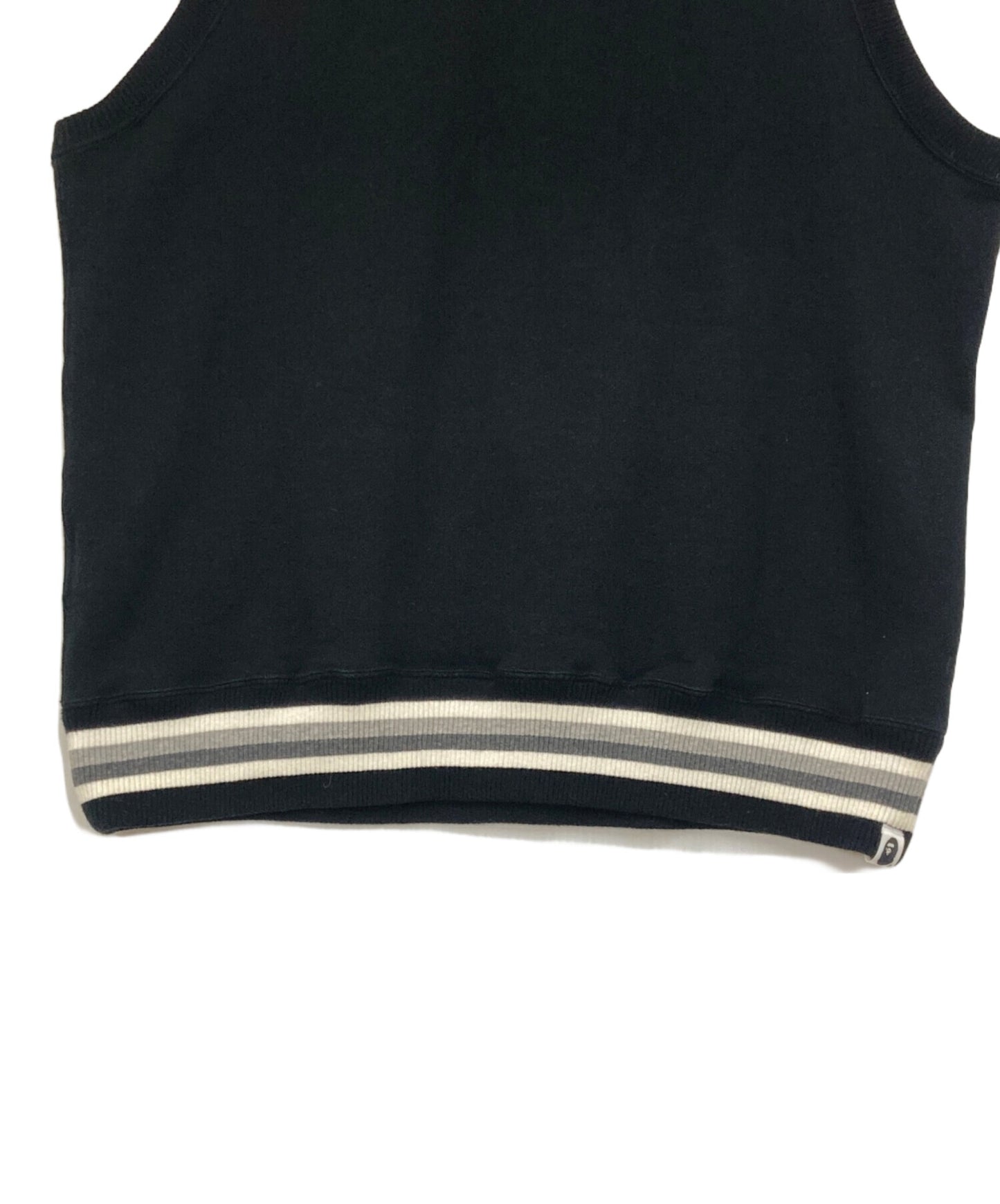 [Pre-owned] A BATHING APE Embroidered Sweat Vest / atch Sweat Vest