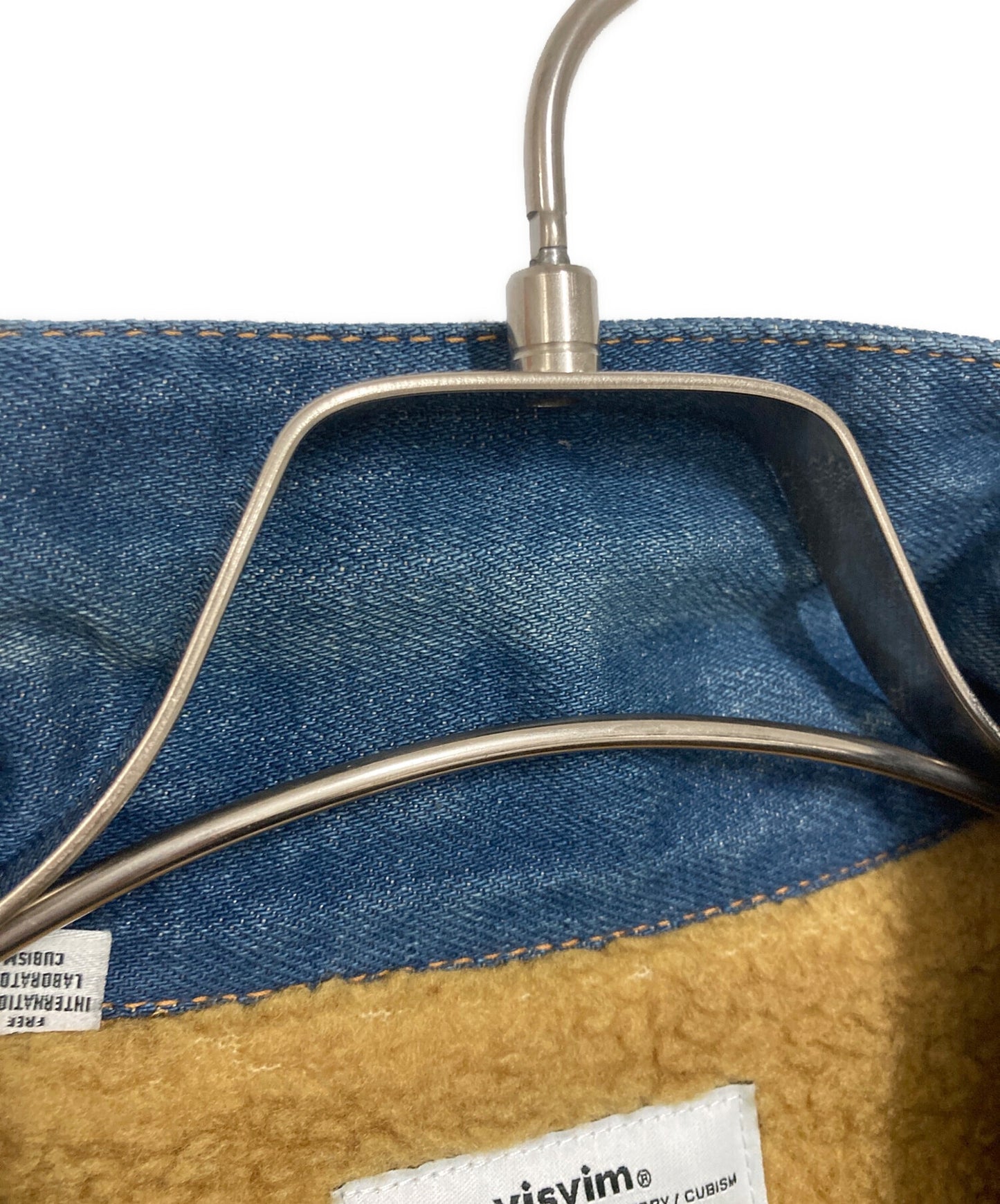 [Pre-owned] VISVIM 1st Type Lined Boa Denim Jacket 0114205006005