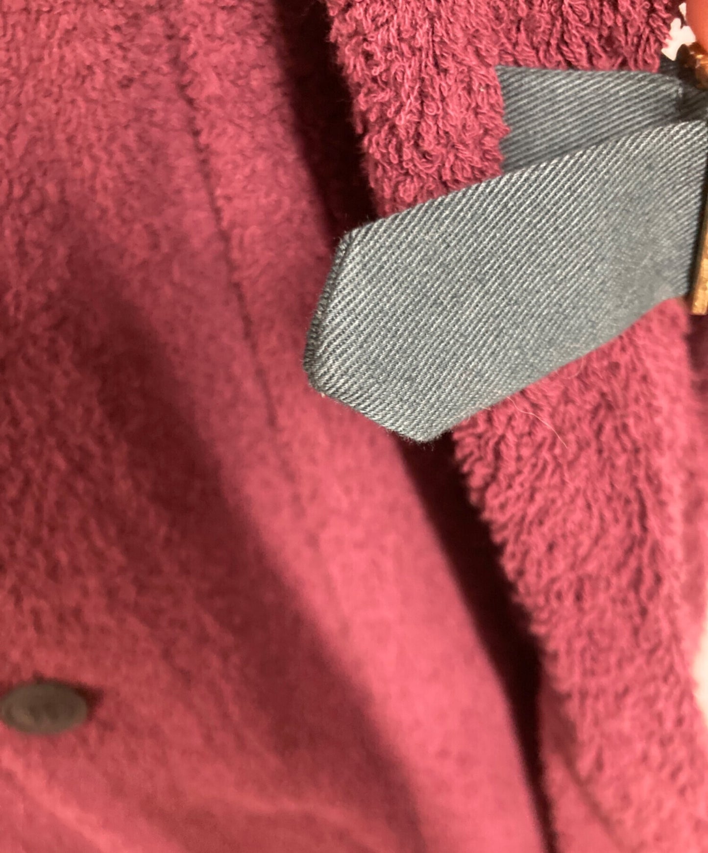 [Pre-owned] UNDERCOVER Cotton Pile Stencil Collar Coat UC1A4303