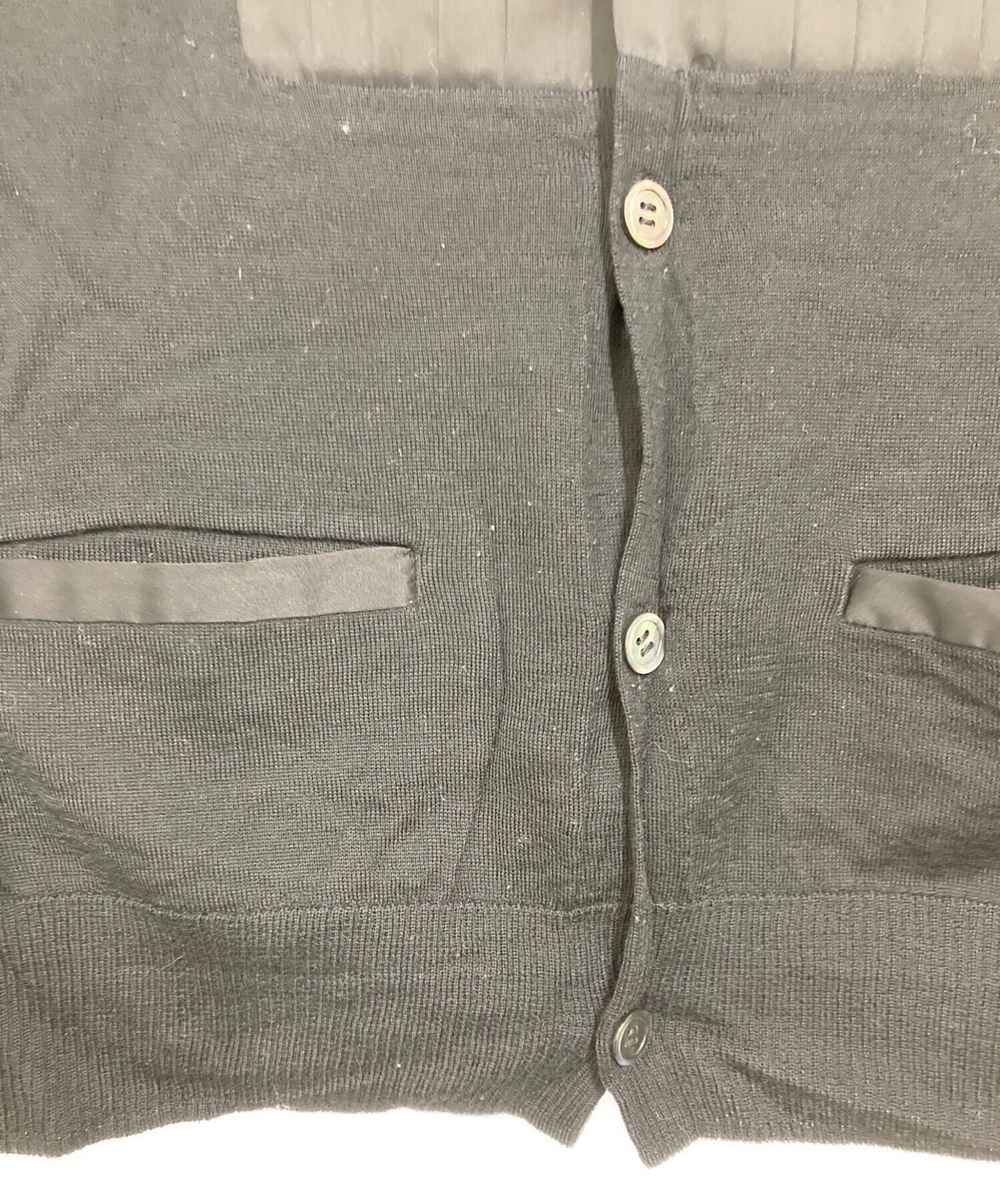 [Pre-owned] UNDERCOVER Pleated Wool Cardigan UP2D1902
