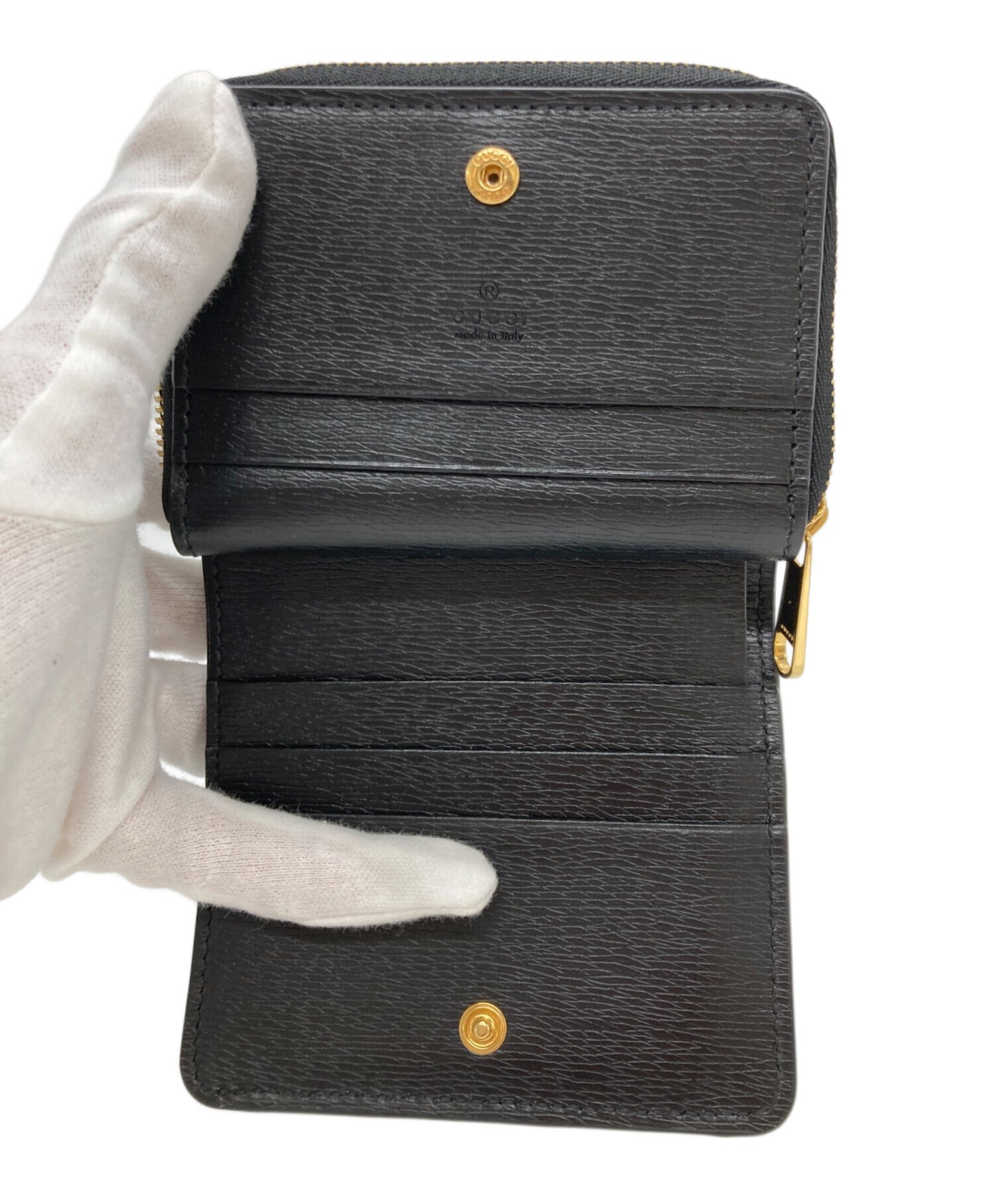 [Pre-owned] GUCCI Script Mini Wallet 772639