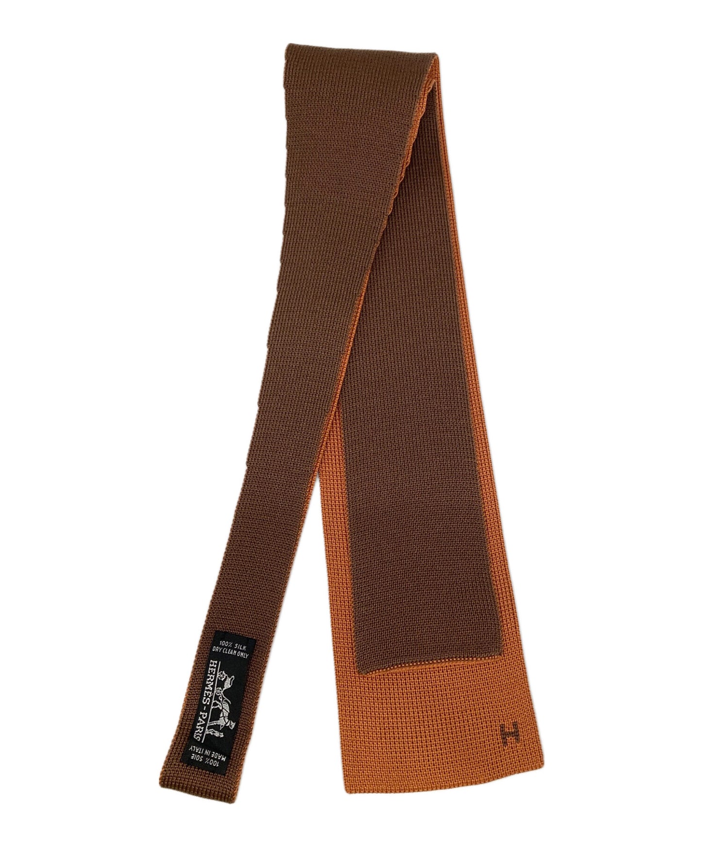 [Pre-owned] HERMES Silk knit tie