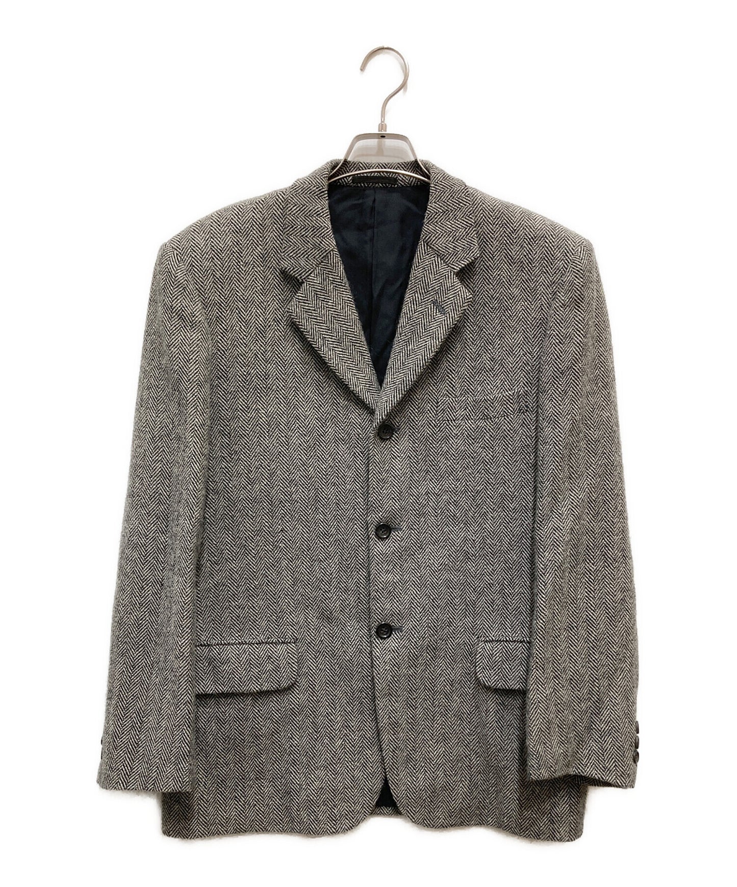 [Pre-owned] COMME des GARCONS HOMME Herringbone Wool 3B Tailored Jacket HJ-05046M