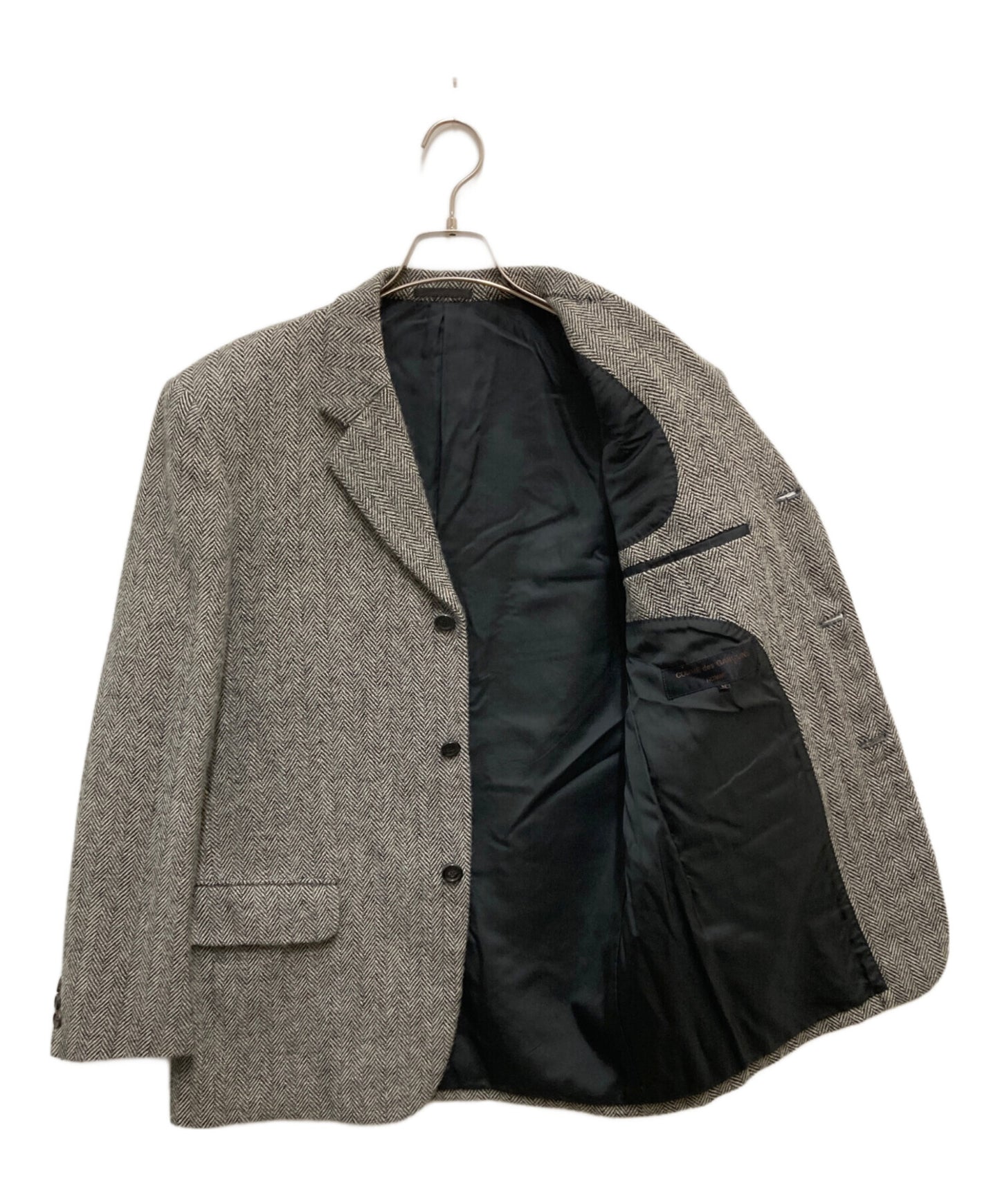 [Pre-owned] COMME des GARCONS HOMME Herringbone Wool 3B Tailored Jacket HJ-05046M