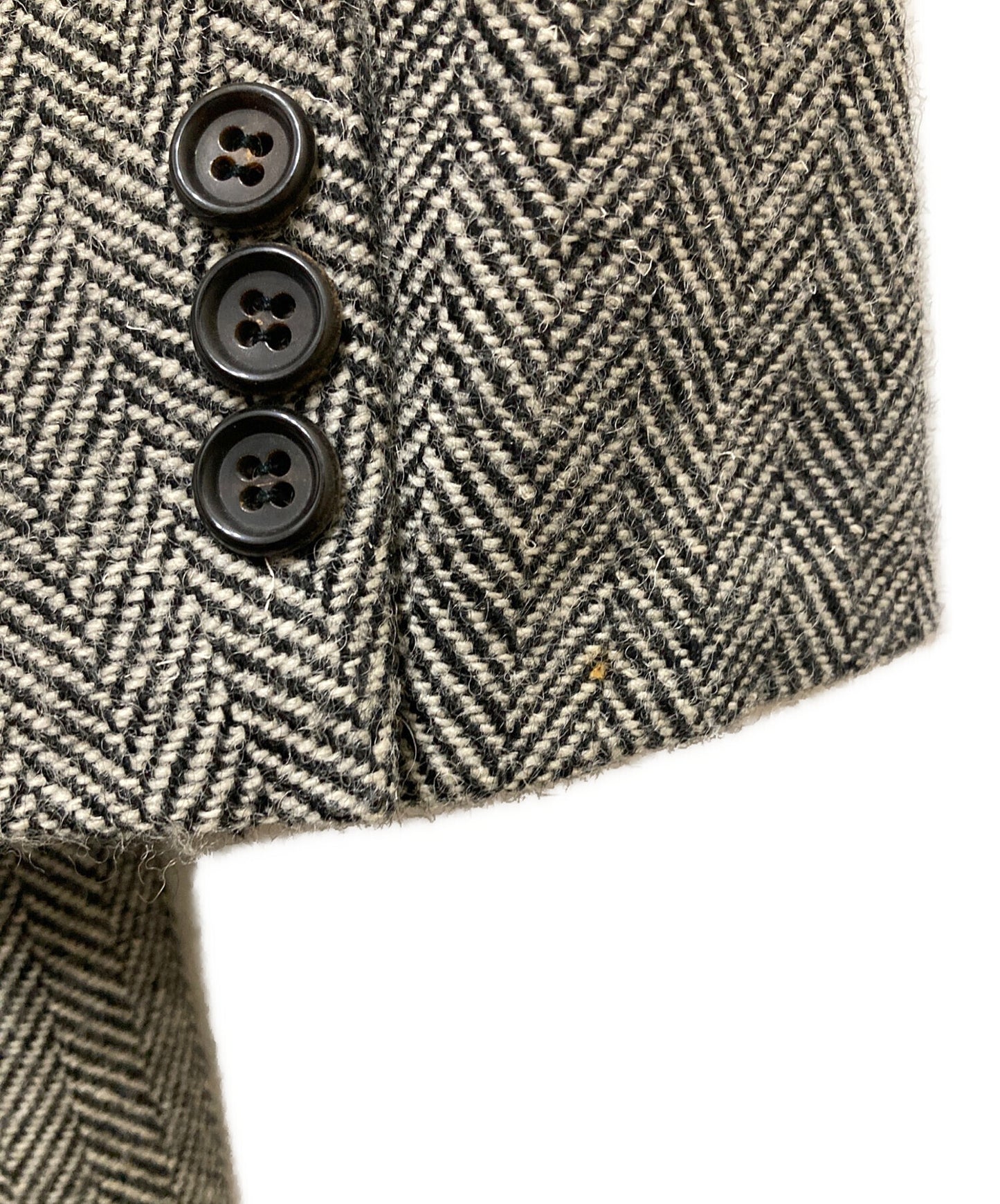 [Pre-owned] COMME des GARCONS HOMME Herringbone Wool 3B Tailored Jacket HJ-05046M