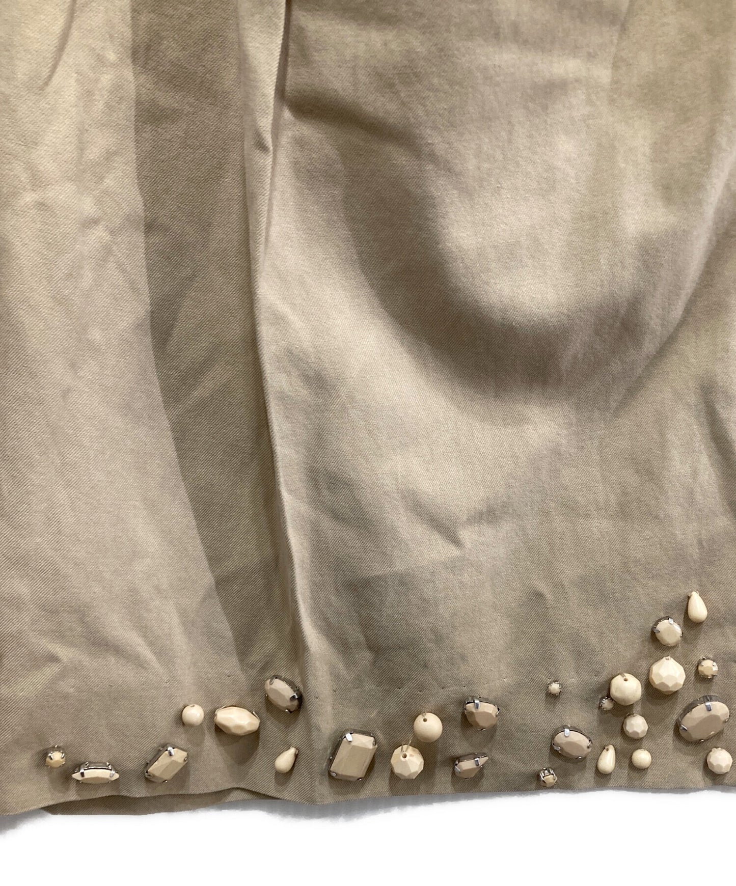 [Pre-owned] UNDERCOVER Studs Silk Blend Bijou Short Pant UC1C1507