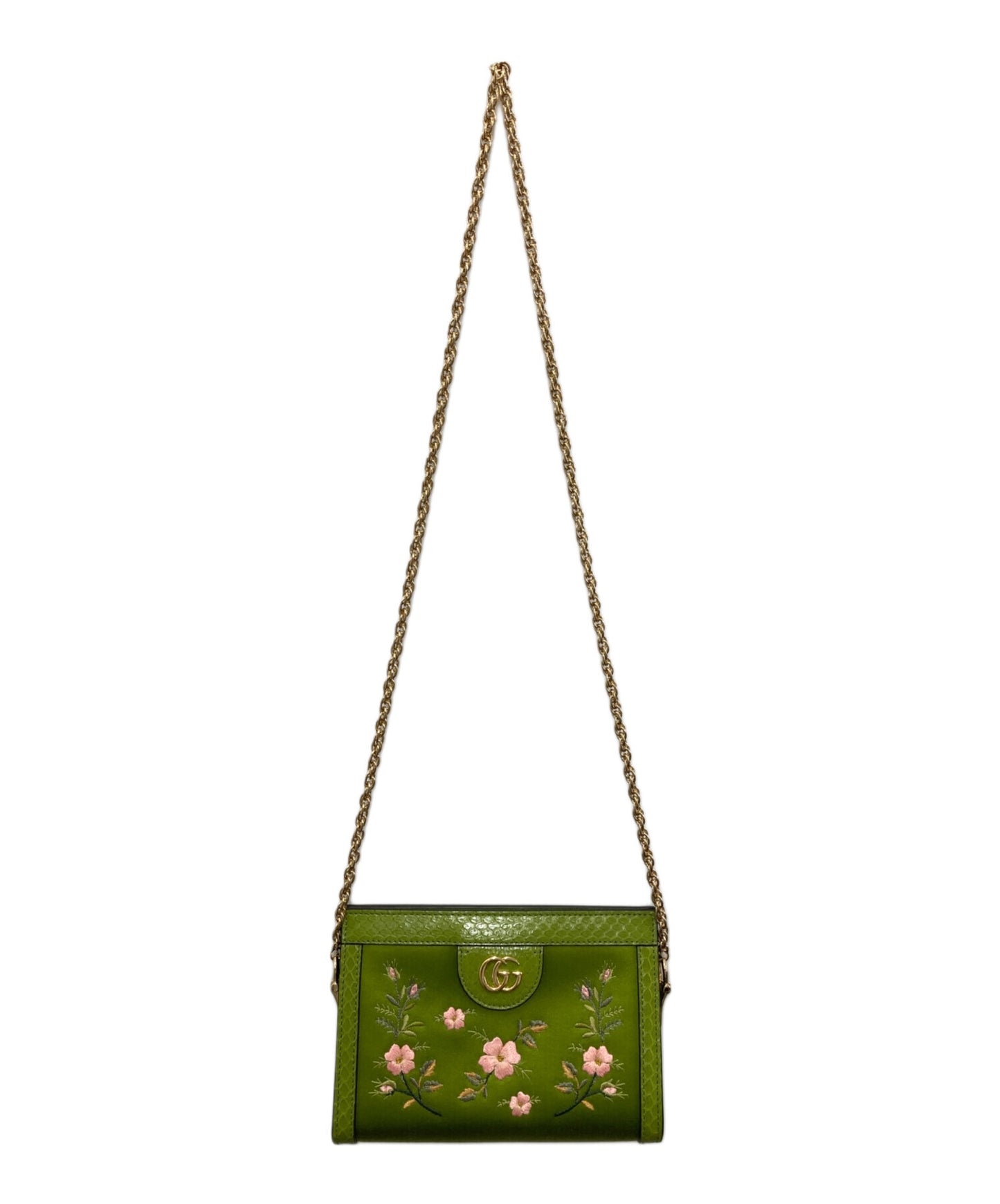 [Pre-owned] GUCCI Off-Dia Floral Chain Shoulder Bag 602676
