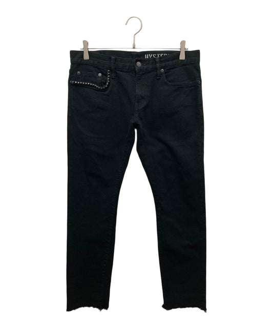 [Pre-owned] Hysteric Glamour Studded Skinny Denim Pants 02213AP16