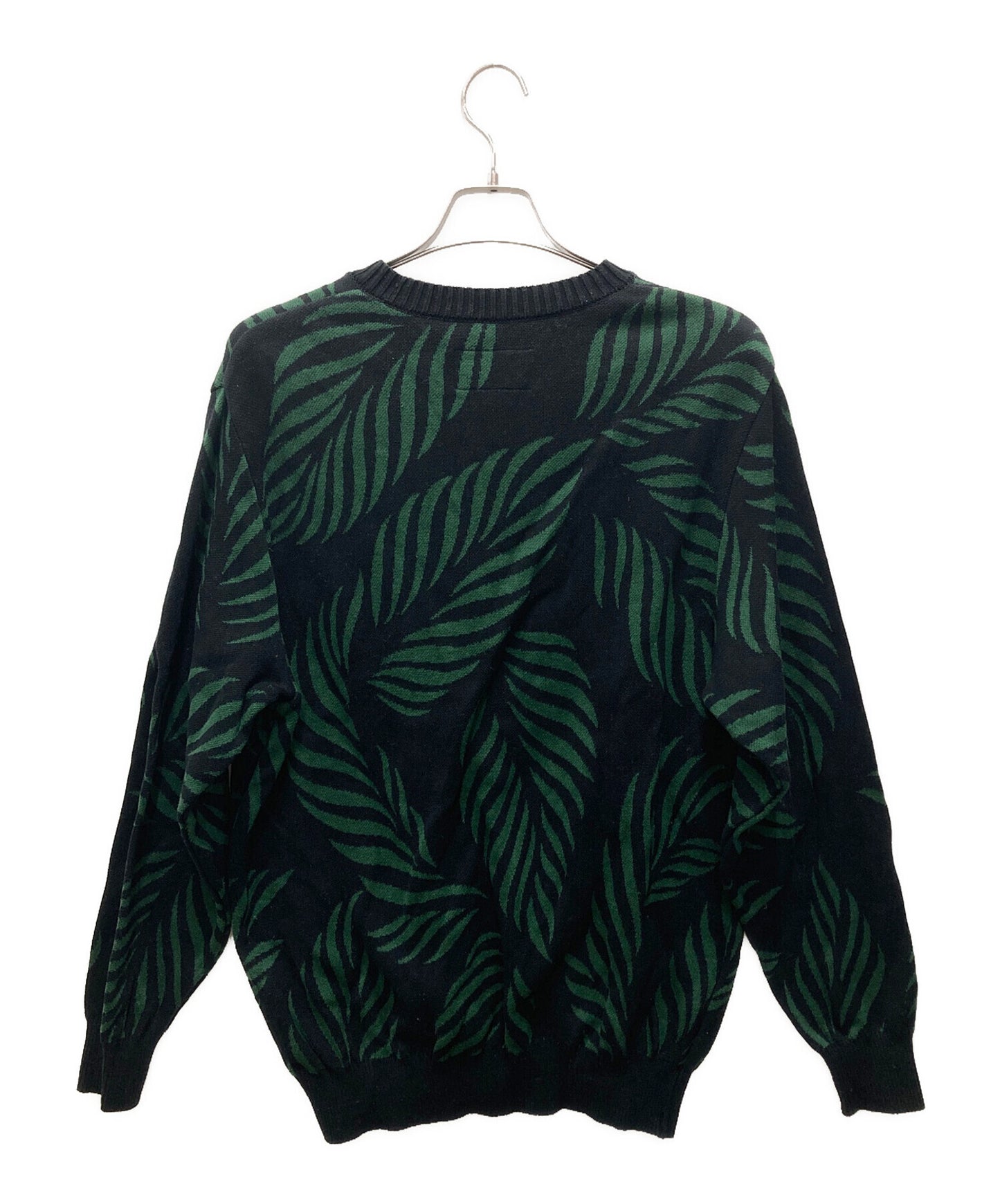 [Pre-owned] WACKO MARIA LEAF JACQUARD SWEATER