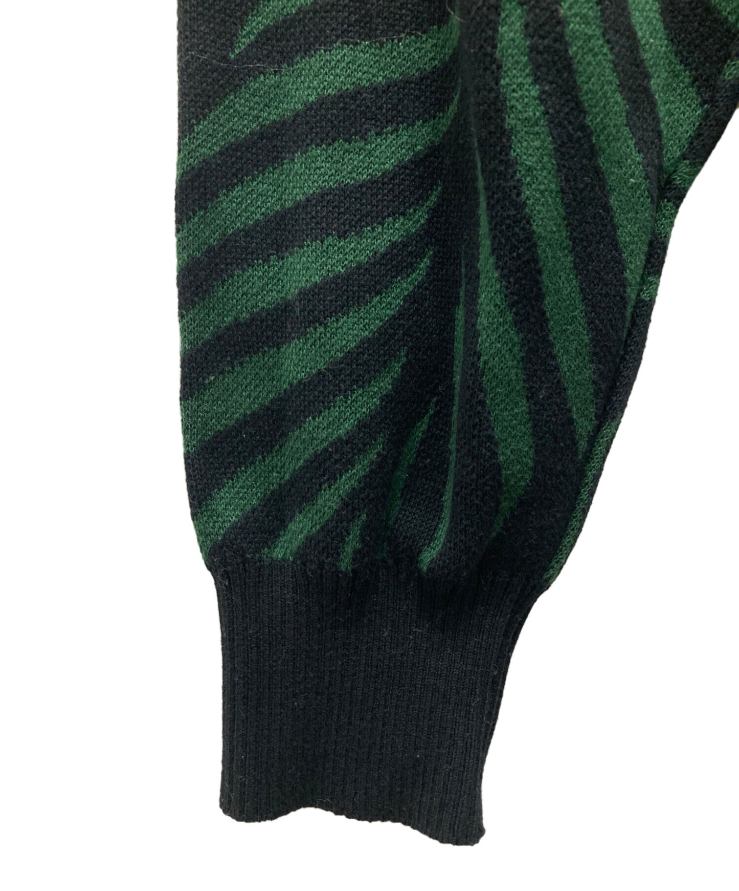 [Pre-owned] WACKO MARIA LEAF JACQUARD SWEATER