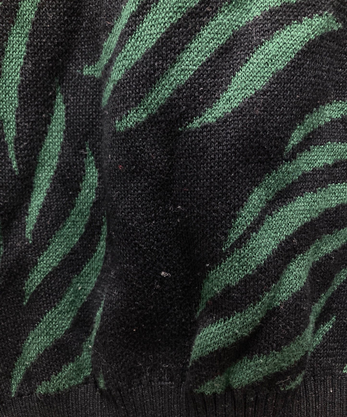 [Pre-owned] WACKO MARIA LEAF JACQUARD SWEATER