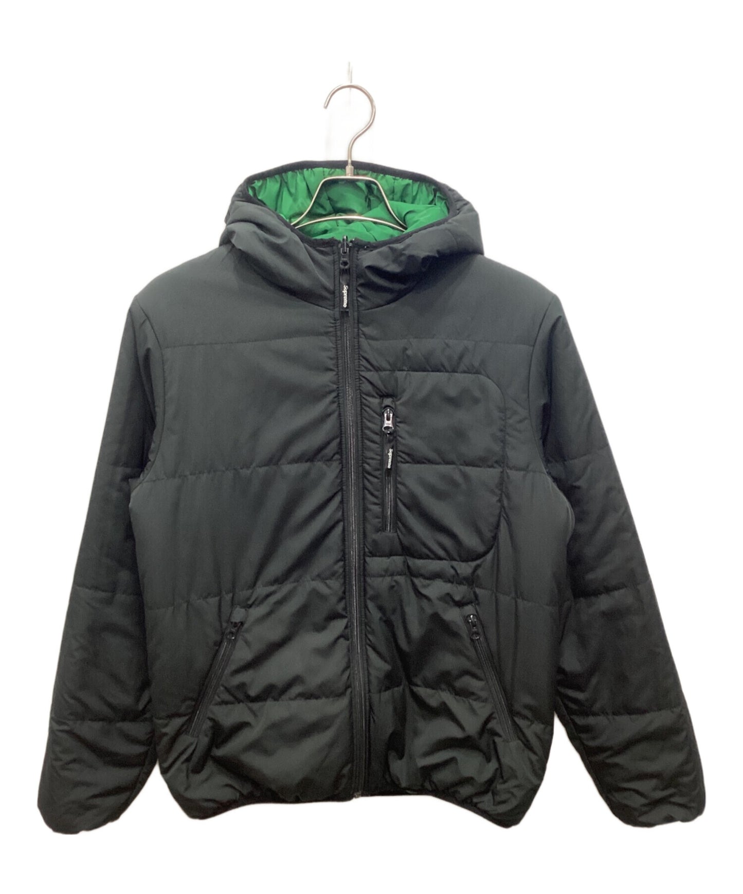 [Pre-owned] SUPREME reversible hooded puffy jacket
