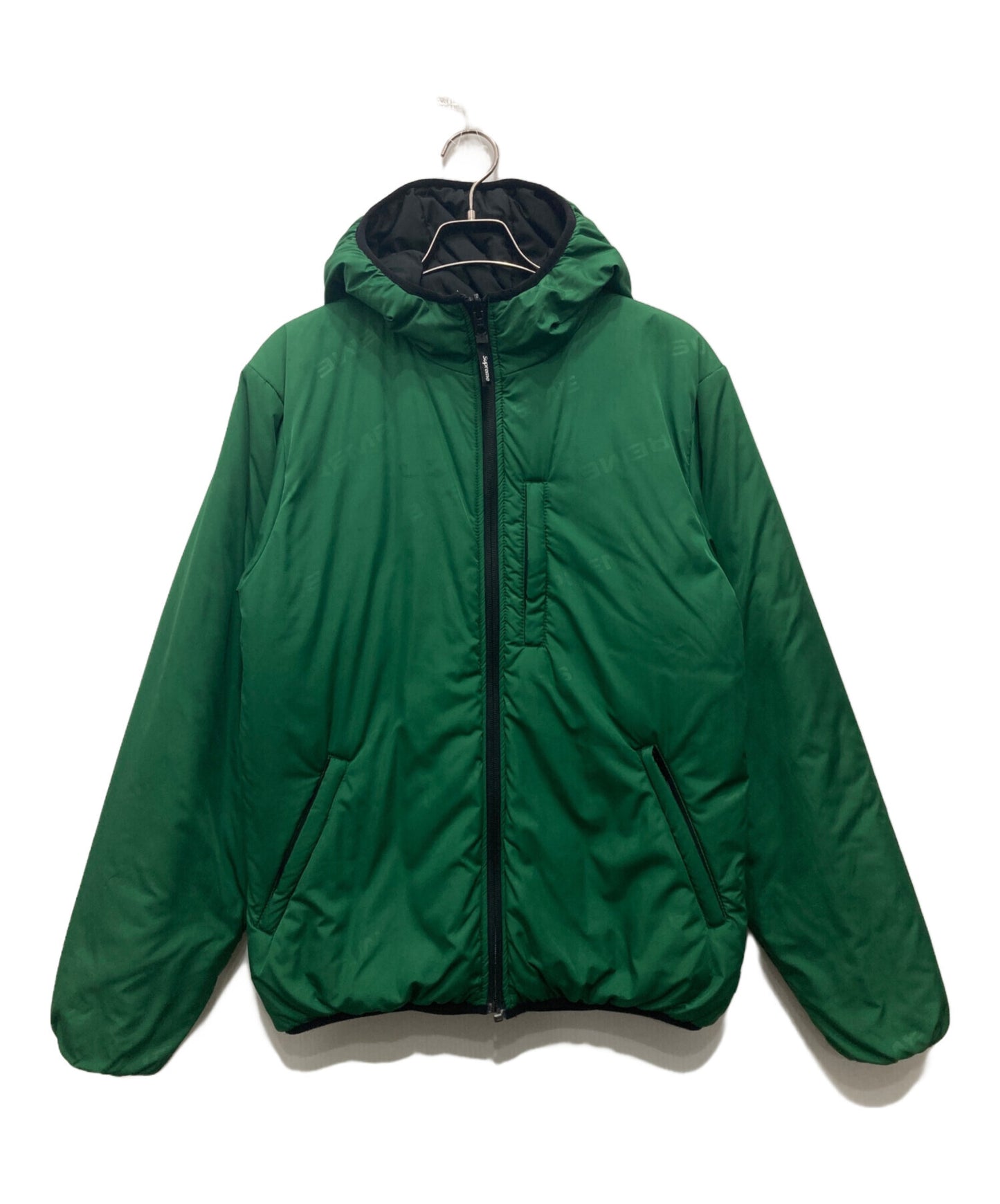 [Pre-owned] SUPREME reversible hooded puffy jacket