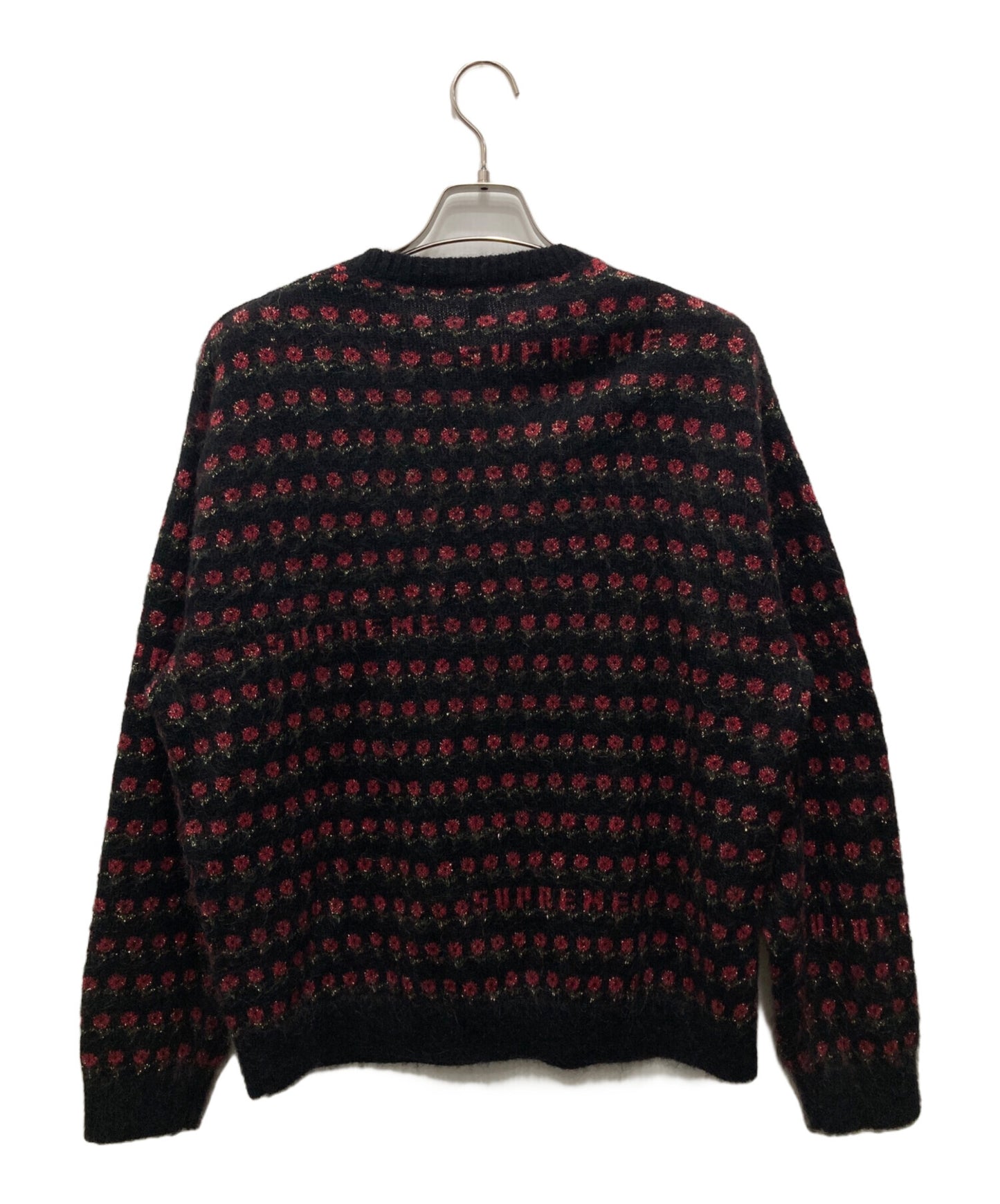[Pre-owned] SUPREME Flowers Metallic Sweaters
