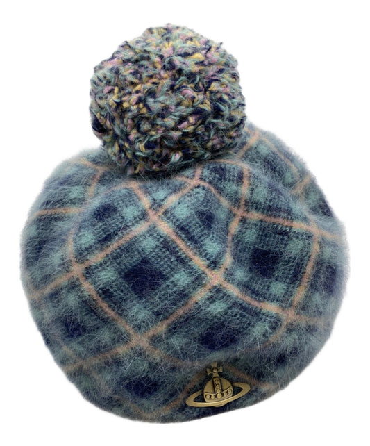 [Pre-owned] Vivienne Westwood Angora beret with orb