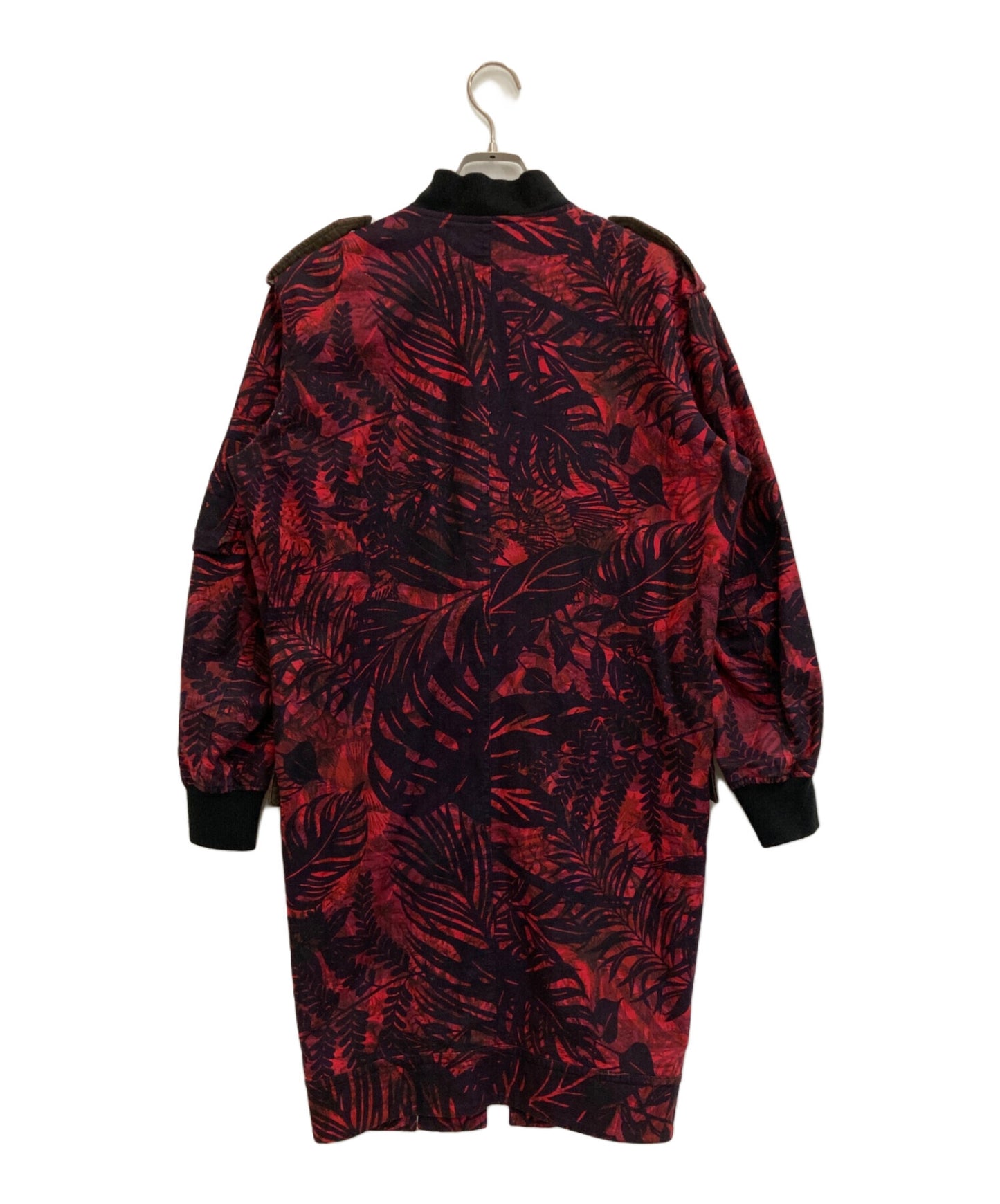 [Pre-owned] Y's Botanical print linen-blend coat YU-Y01-021