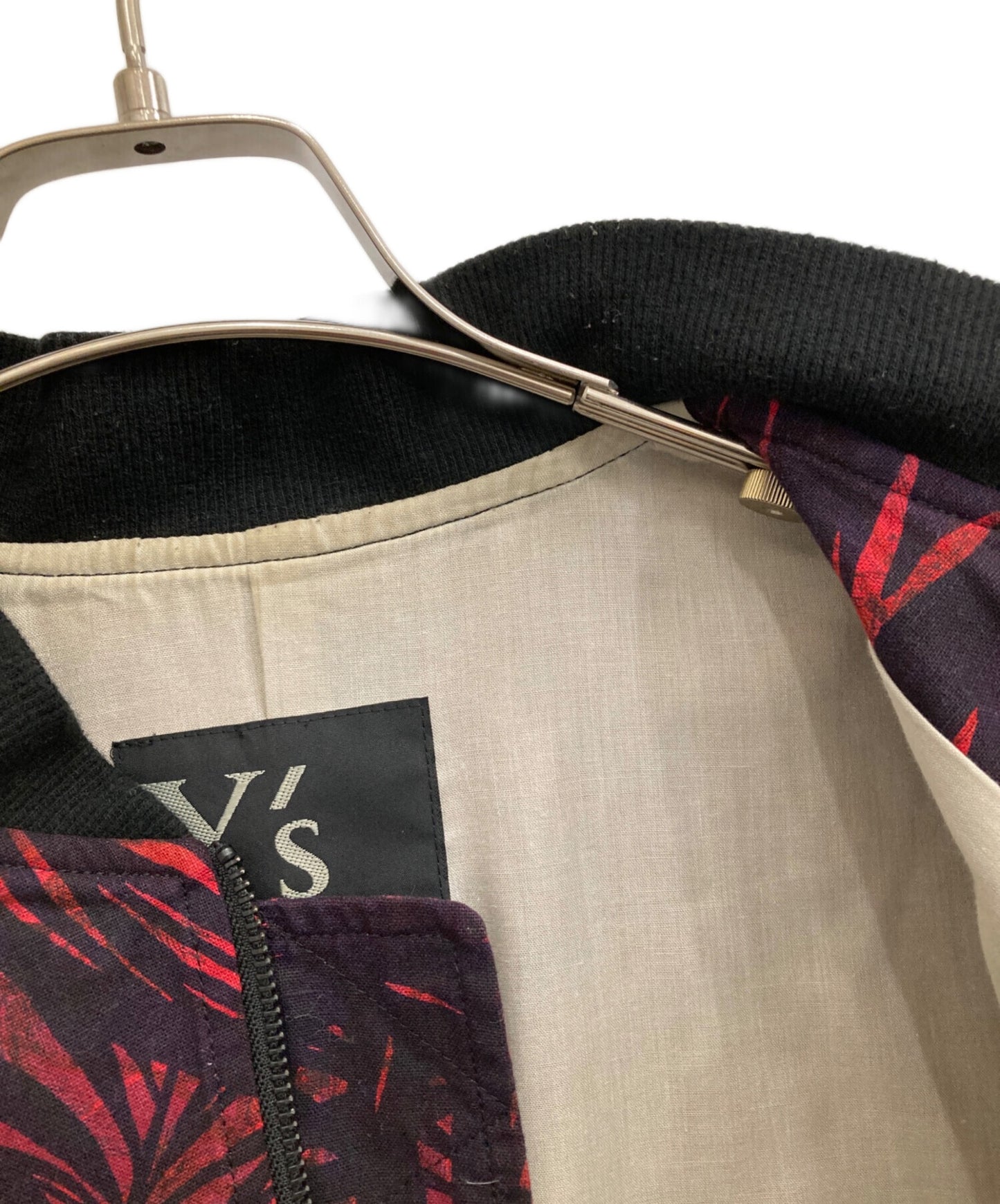 [Pre-owned] Y's Botanical print linen-blend coat YU-Y01-021