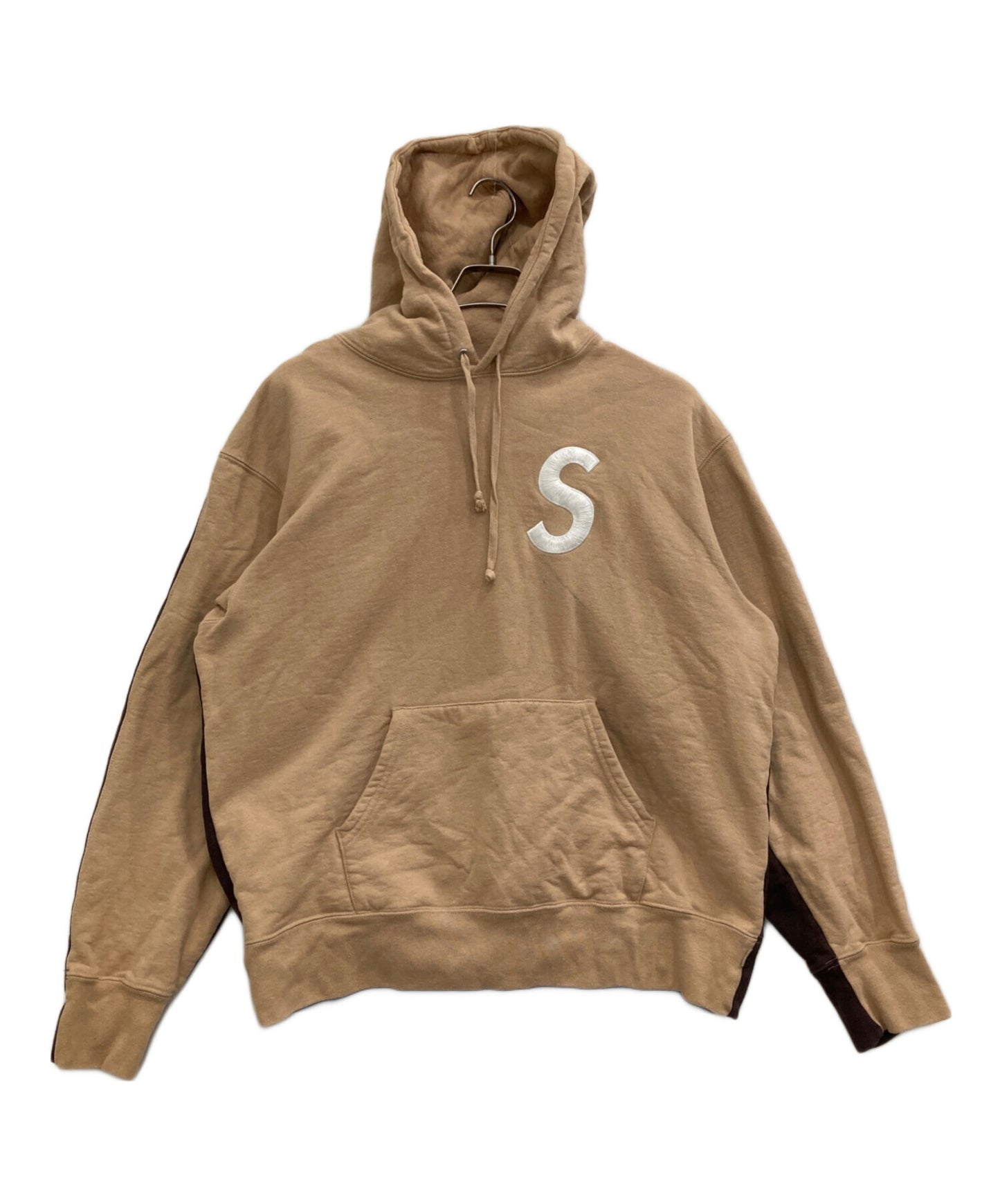 [Pre-owned] SUPREME S LOGO SPLIT HOODED SWEATSHIRT
