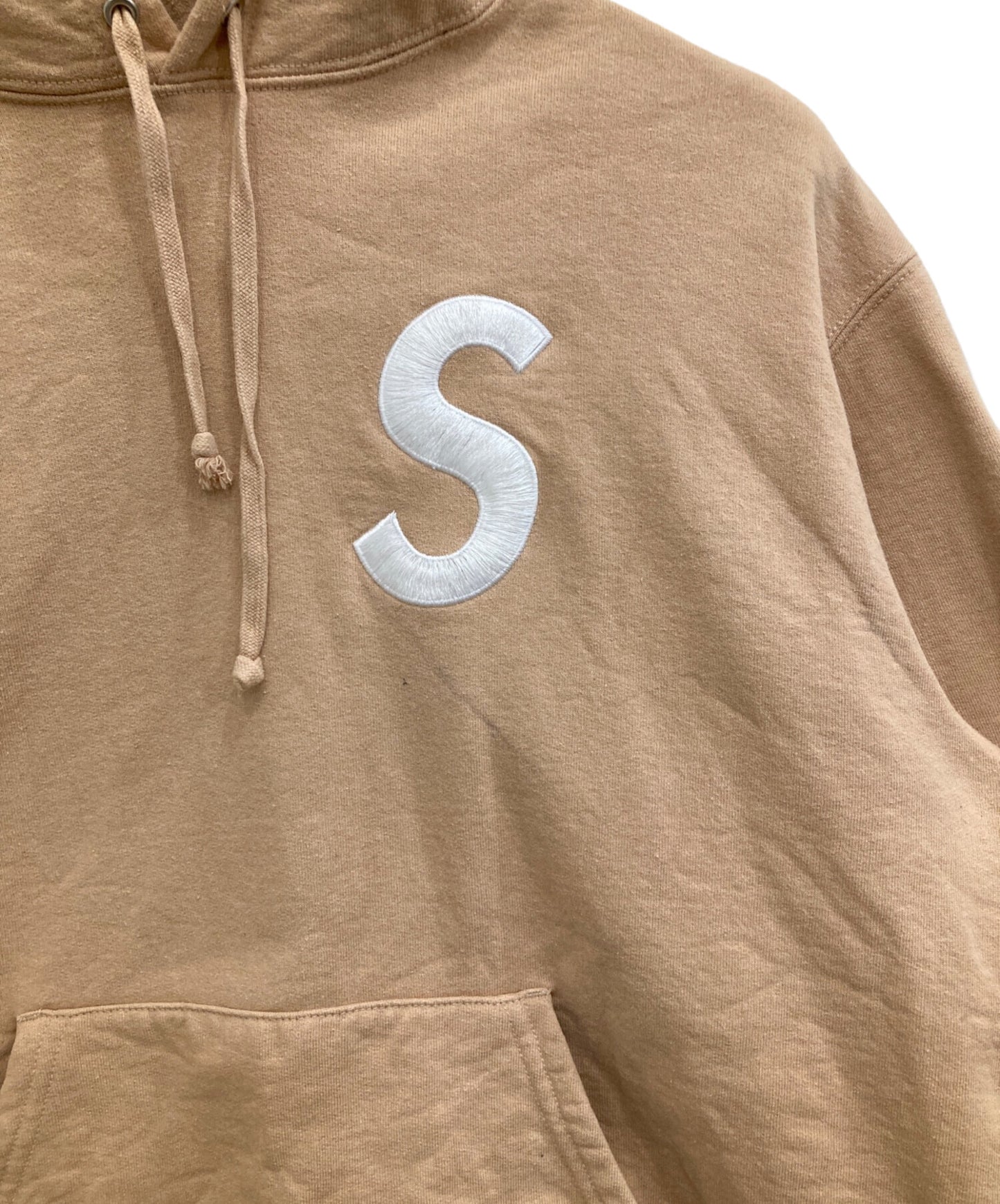 [Pre-owned] SUPREME S LOGO SPLIT HOODED SWEATSHIRT