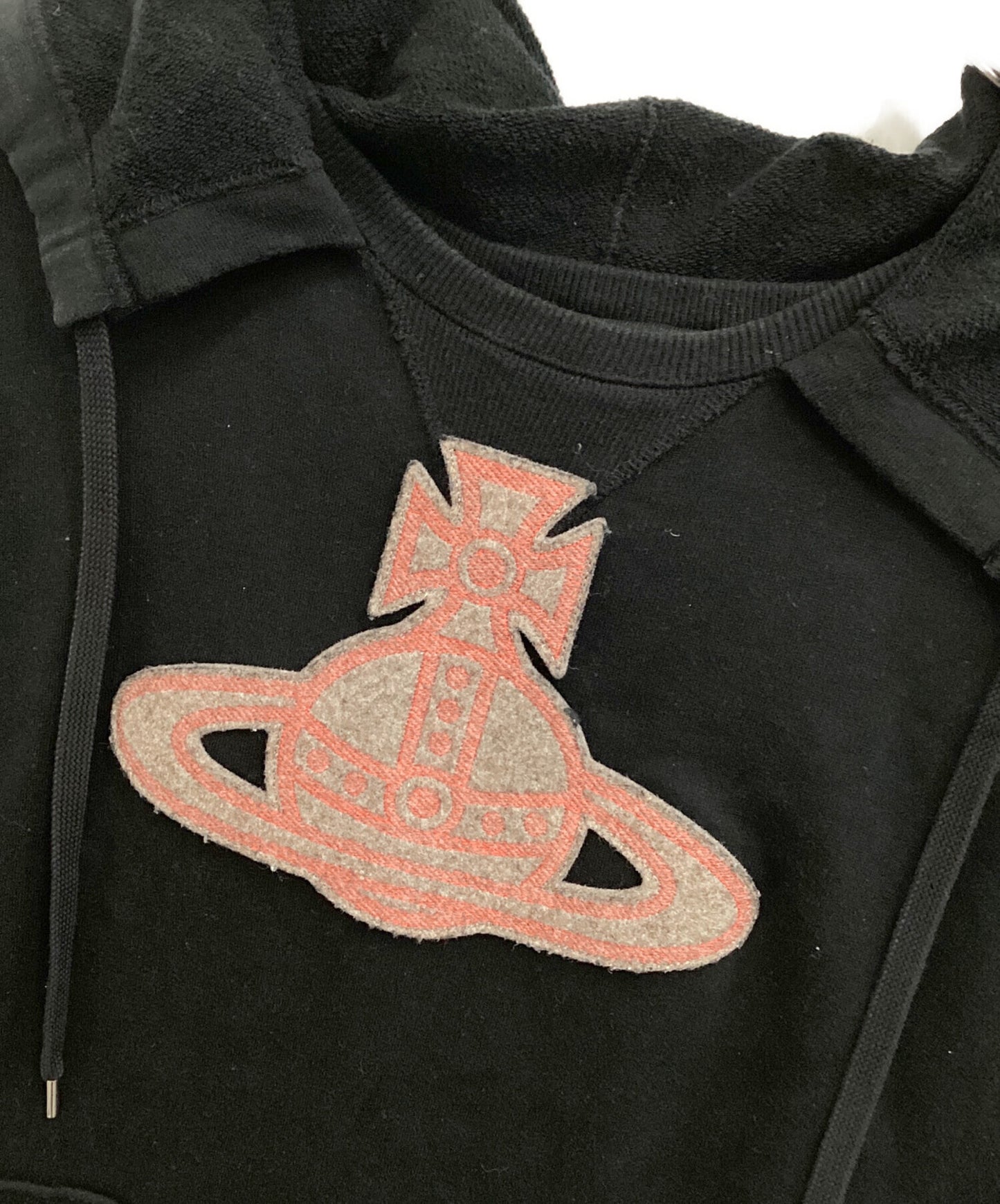 [Pre-owned] Vivienne Westwood RED LABEL Felt Orb Patch Design Hoodie 16-12-302018