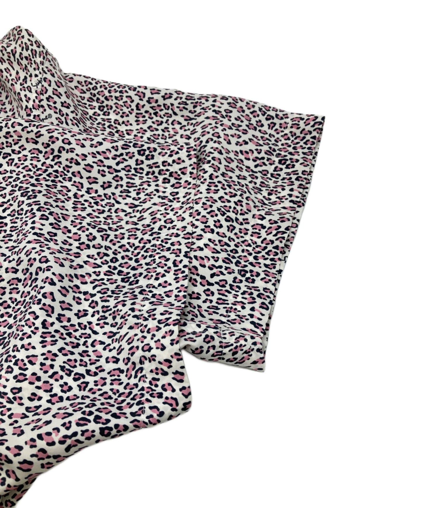[Pre-owned] SUPREME Leopard Silk Short Sleeve Shirt