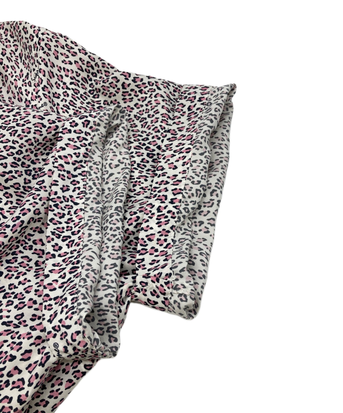 [Pre-owned] SUPREME Leopard Silk Short Sleeve Shirt