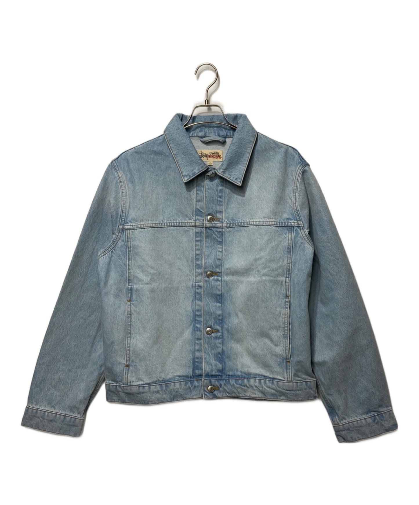 [Pre-owned] stussy 14.5oz Denim Trucker Jacket 115781