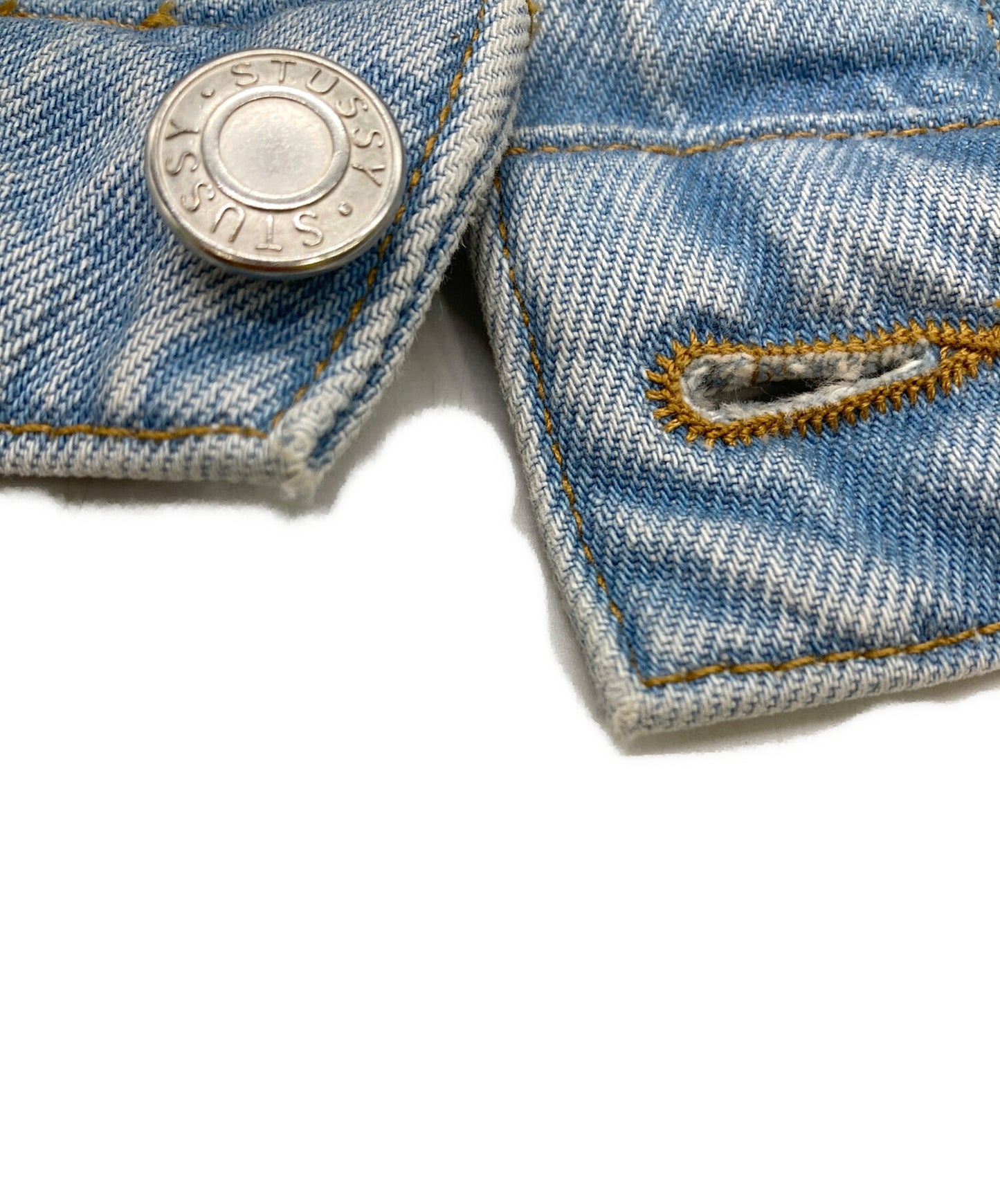 [Pre-owned] stussy 14.5oz Denim Trucker Jacket 115781