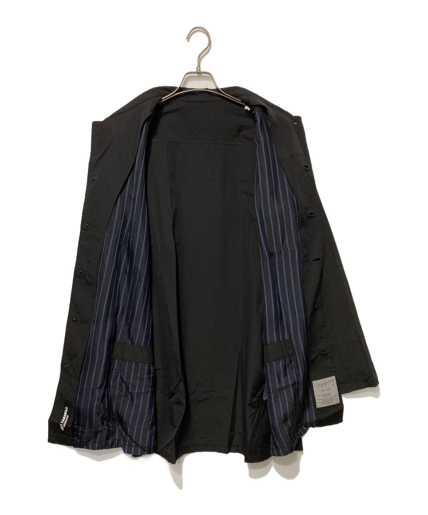 [Pre-owned] Yohji Yamamoto pour homme Product-dyed striped shirt HH-B08-800