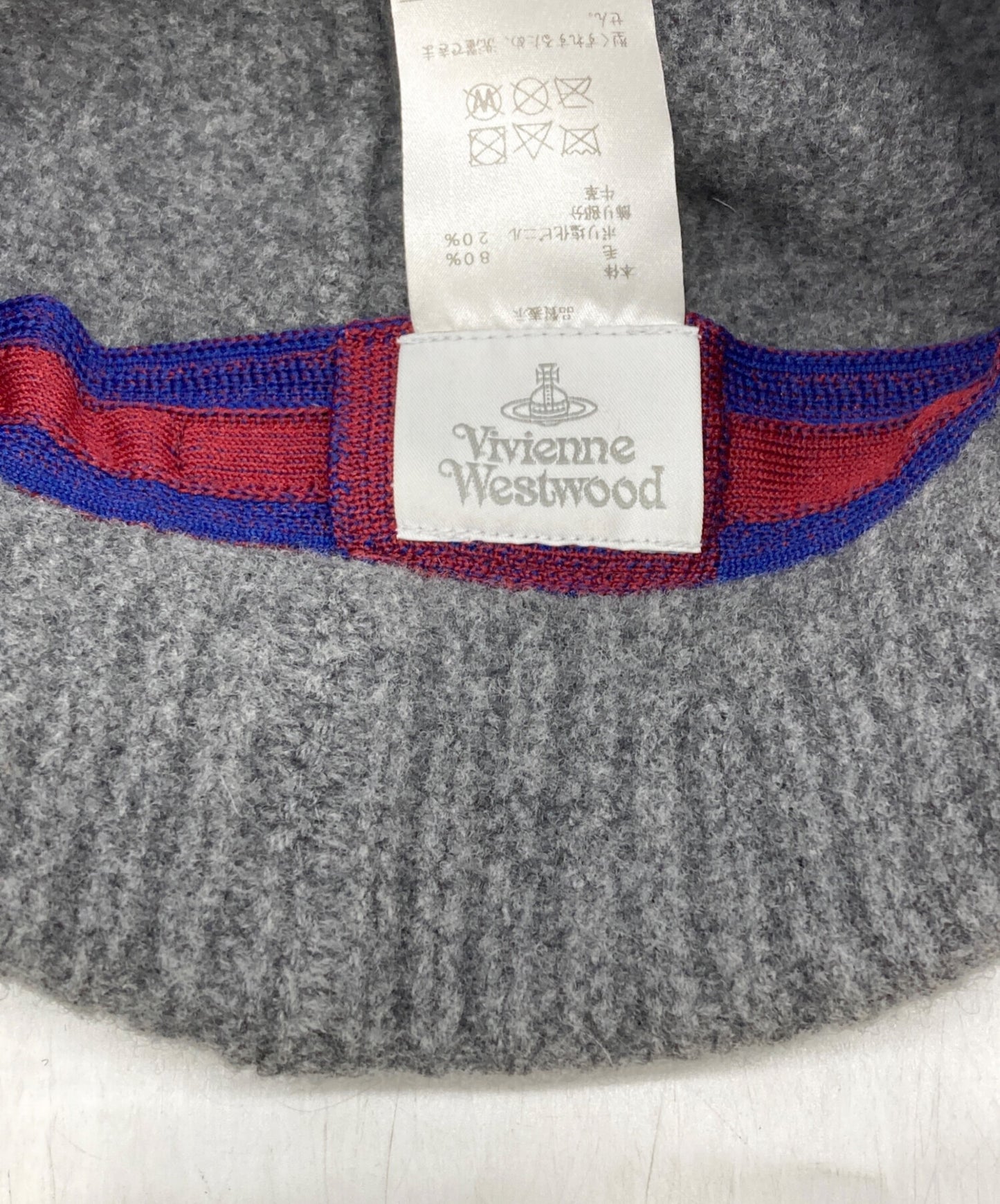 [Pre-owned] Vivienne Westwood Leather Patch Hat