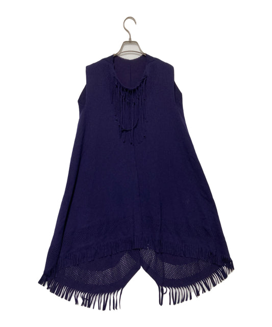 [Pre-owned] ISSEY MIYAKE Fringe Design Sleeveless Knit Dress IM13KH654
