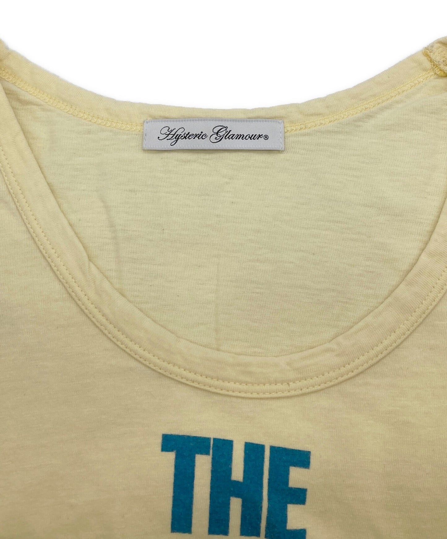 [Pre-owned] Hysteric Glamour Girl Print T-Shirt 0142CO04