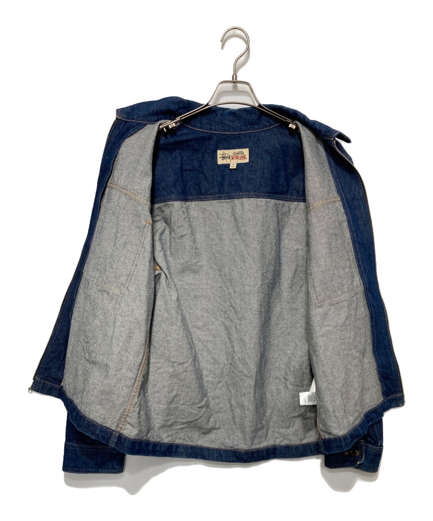 [Pre-owned] stussy DENIM ZIP UP WORK JACKET