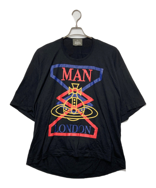 [Pre-owned] Vivienne Westwood man Orb Logo Print T-Shirt VW-LP-72599