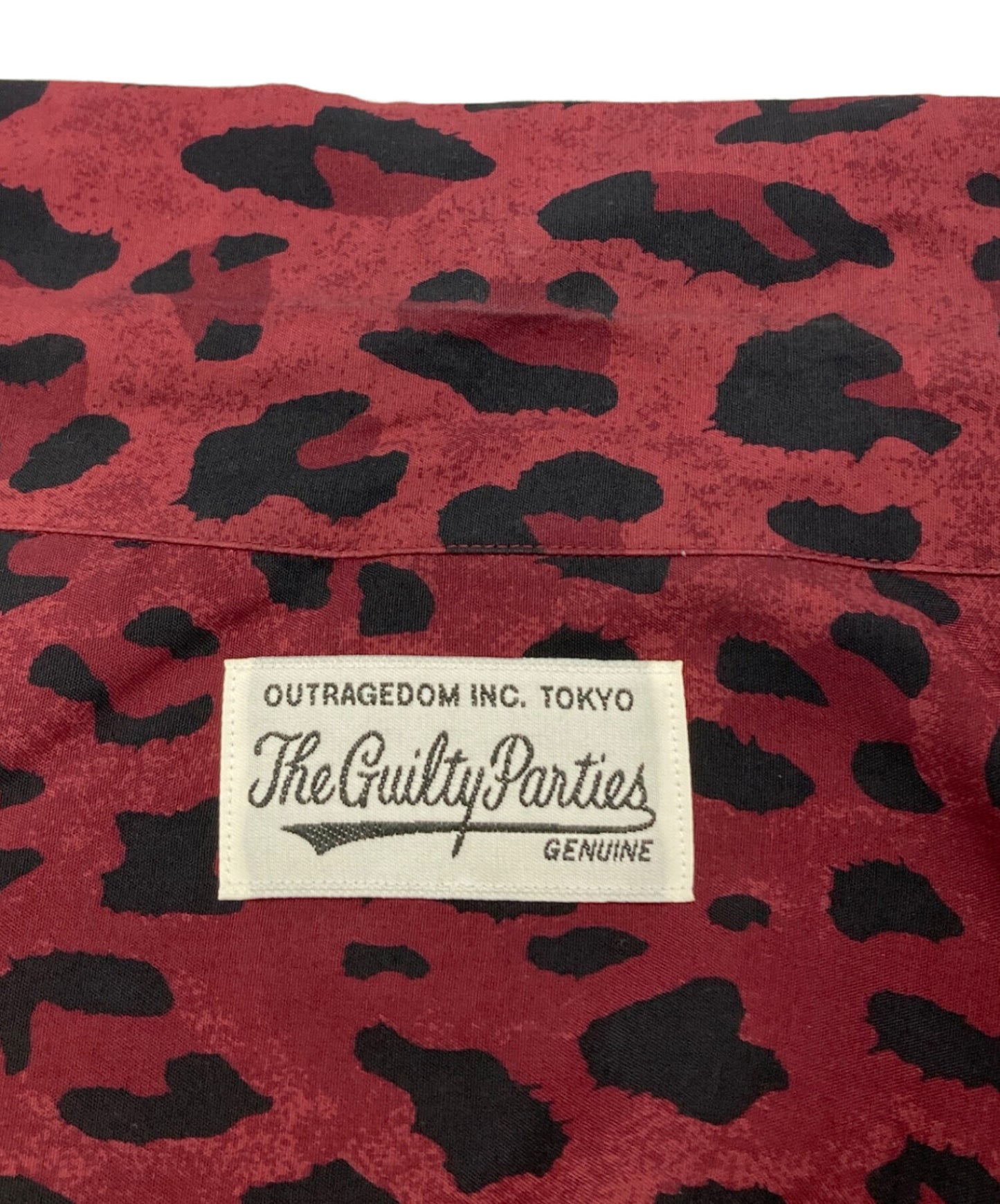 [Pre-owned] WACKO MARIA leopard open-collar shirt
