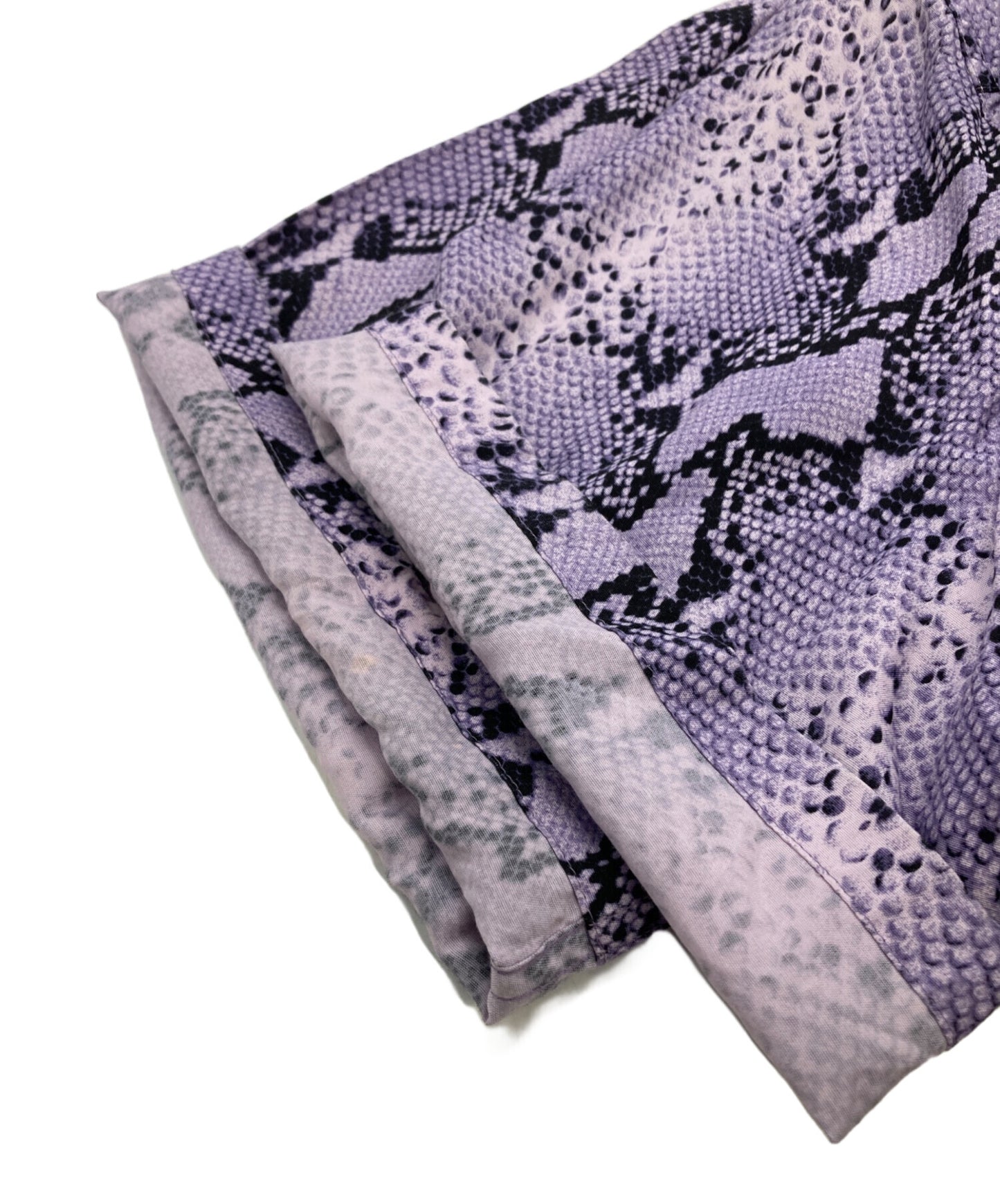 [Pre-owned] WACKO MARIA Python Pattern Open Collar Shirt